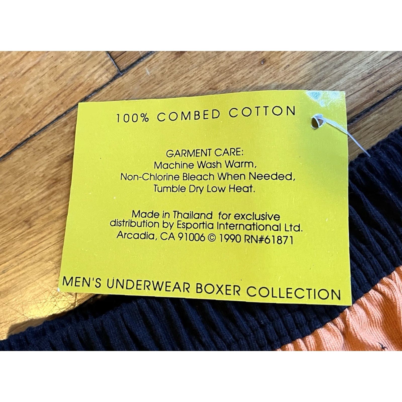 Gloverall VINTAGE Golf All Over Print Boxer Shorts Men’s M Orange 1990 Size US 31 - 5 Thumbnail