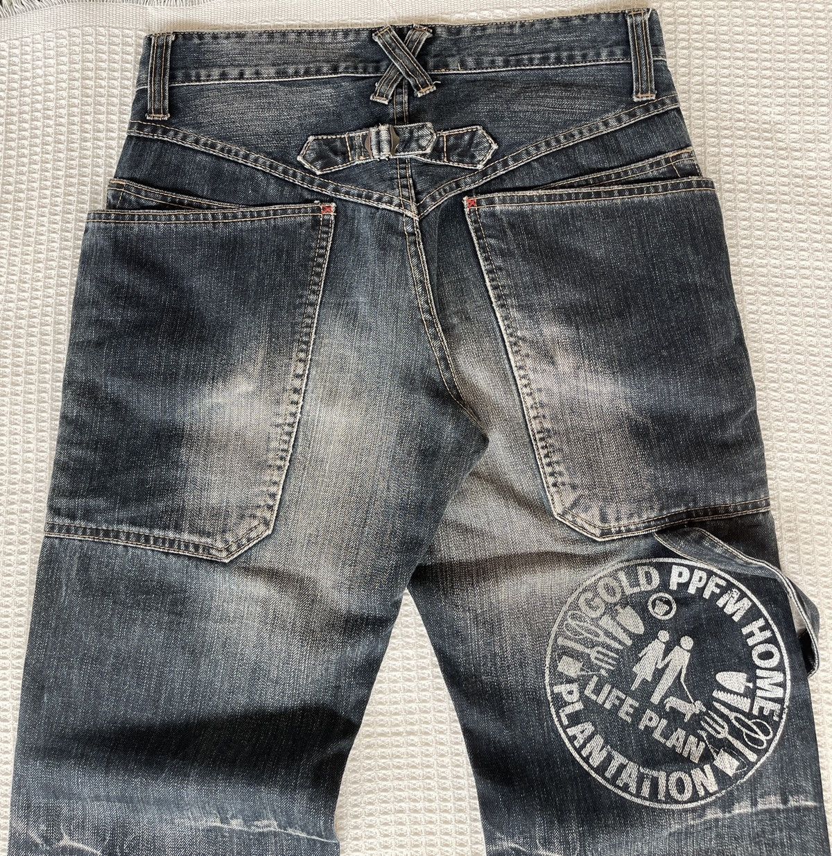 Hysteric Glamour Rare‼️Vtg’90s🔥PPFM🔥DESERTFOX SANFORIZED UNION MADE JEANS Size US 31 - 19 Thumbnail