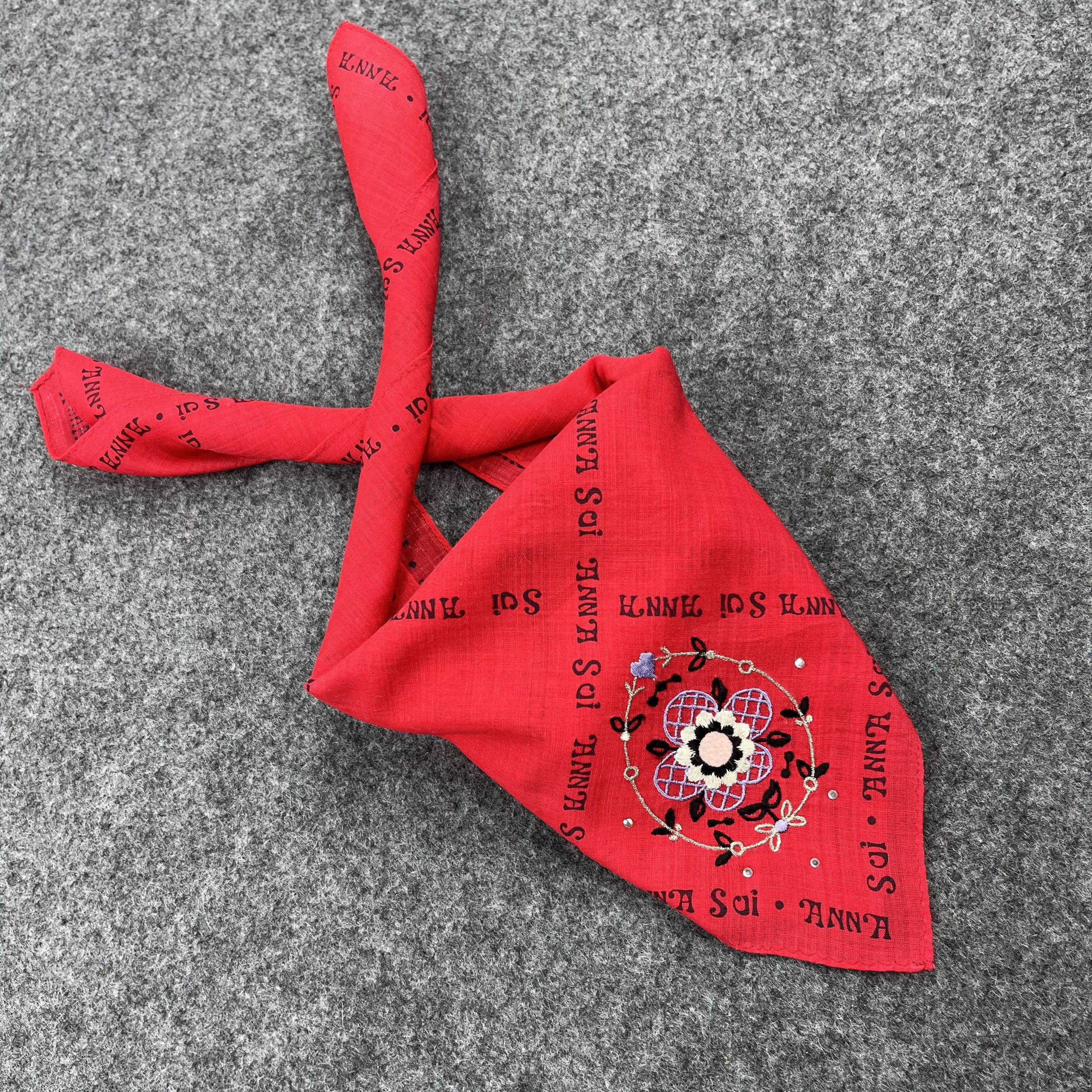 Anna Sui Anna Sui Handkerchief / Bandana / Neckerchief B1569 Size ONE SIZE - 6 Thumbnail