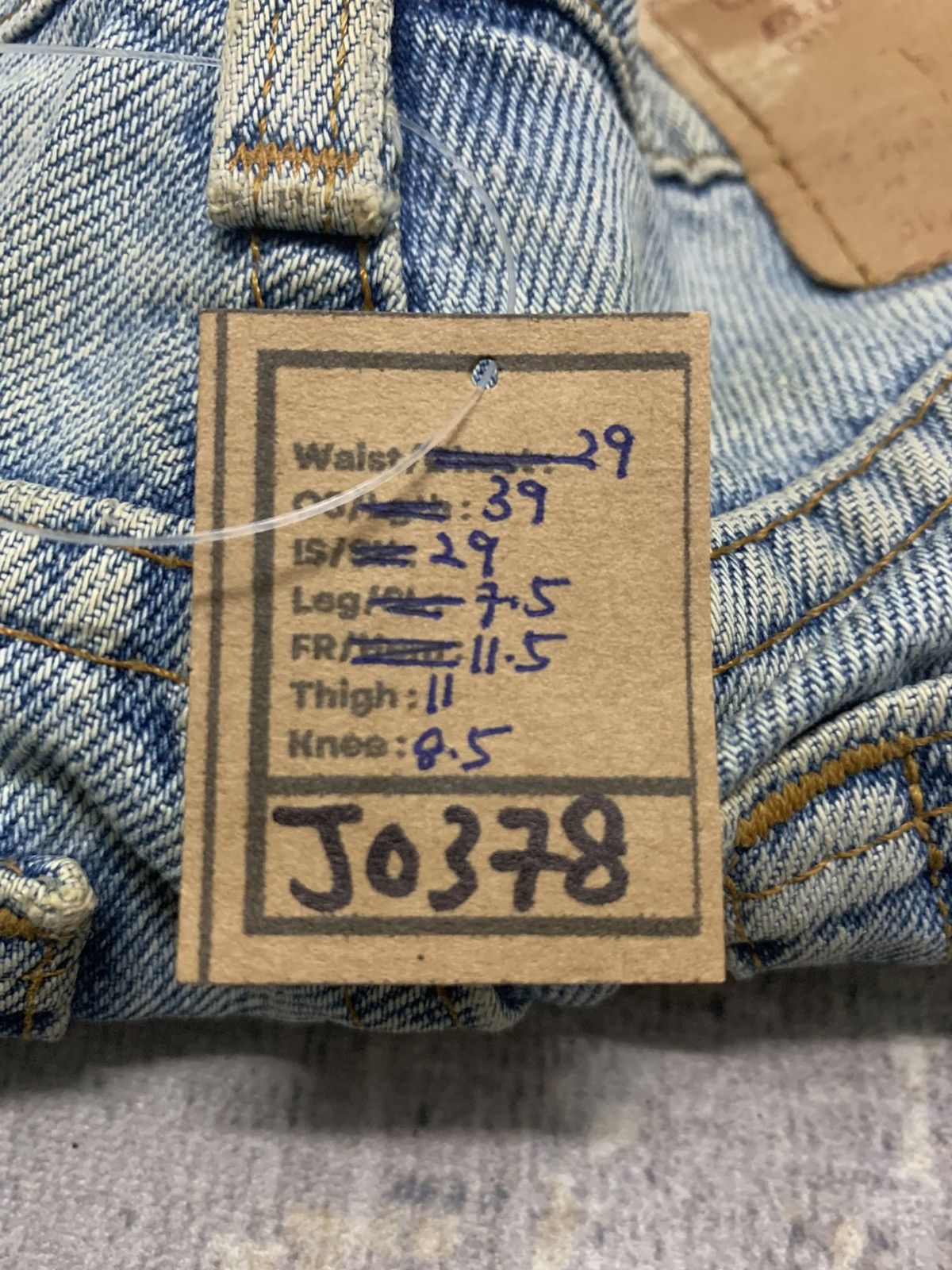 Levi's Thrashed Vintage Faded Distressed Levi’s 510 Size US 29 - 16 Thumbnail
