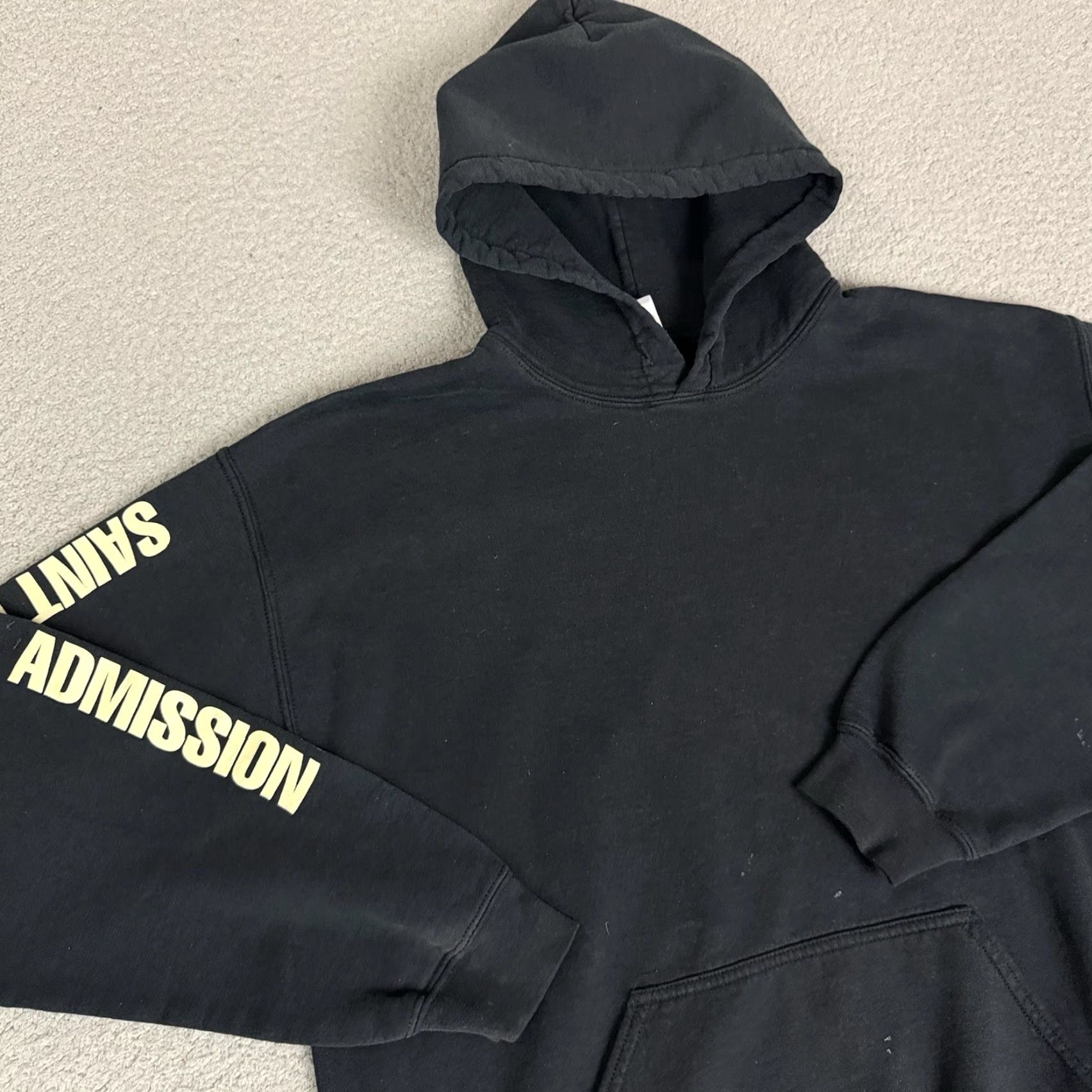 Gildan VINTAGE Kanye West Saint Pablo Sweatshirt Mens L Black Pullover Hooded Graphic Print Logo Size US L / EU 52-54 / 3 - 4 Thumbnail