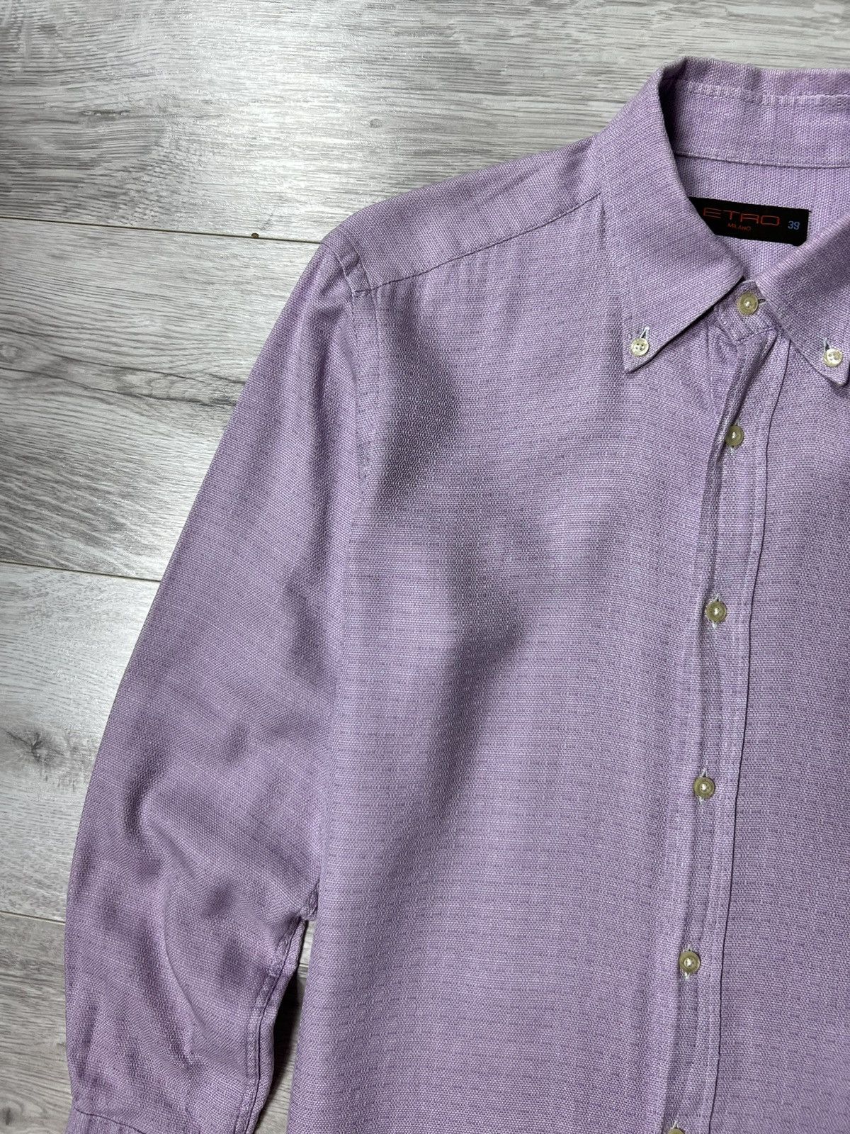 Etro Etro Milano Long Sleeve Linen Button Up Shirt Size US M / EU 48-50 / 2 - 3 Thumbnail
