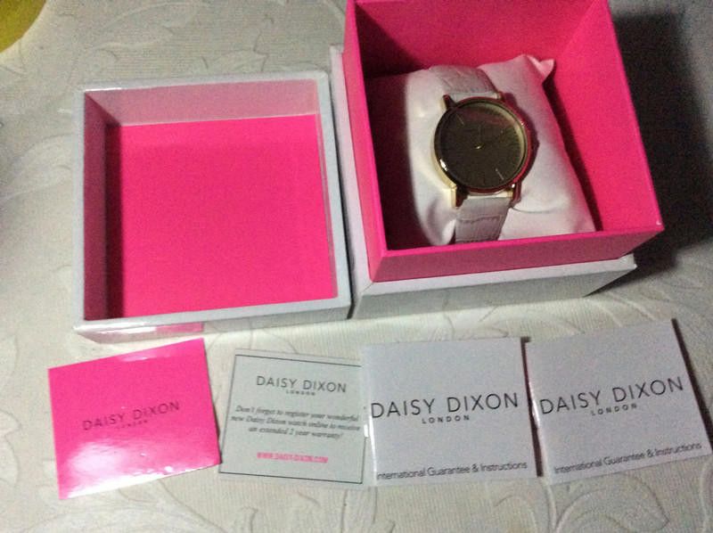 Designer Daisy Dixon ladies gold dial grey leather strap watch Size ONE SIZE - 1 Thumbnail