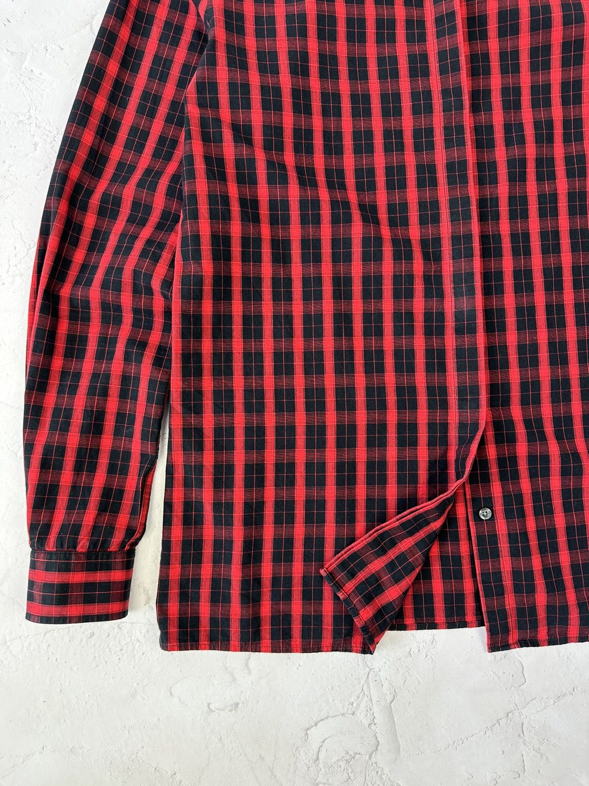 Diesel × Vintage Vintage Diesel Check Buttons Spikes Shirt Size US M / EU 48-50 / 2 - 2 Thumbnail