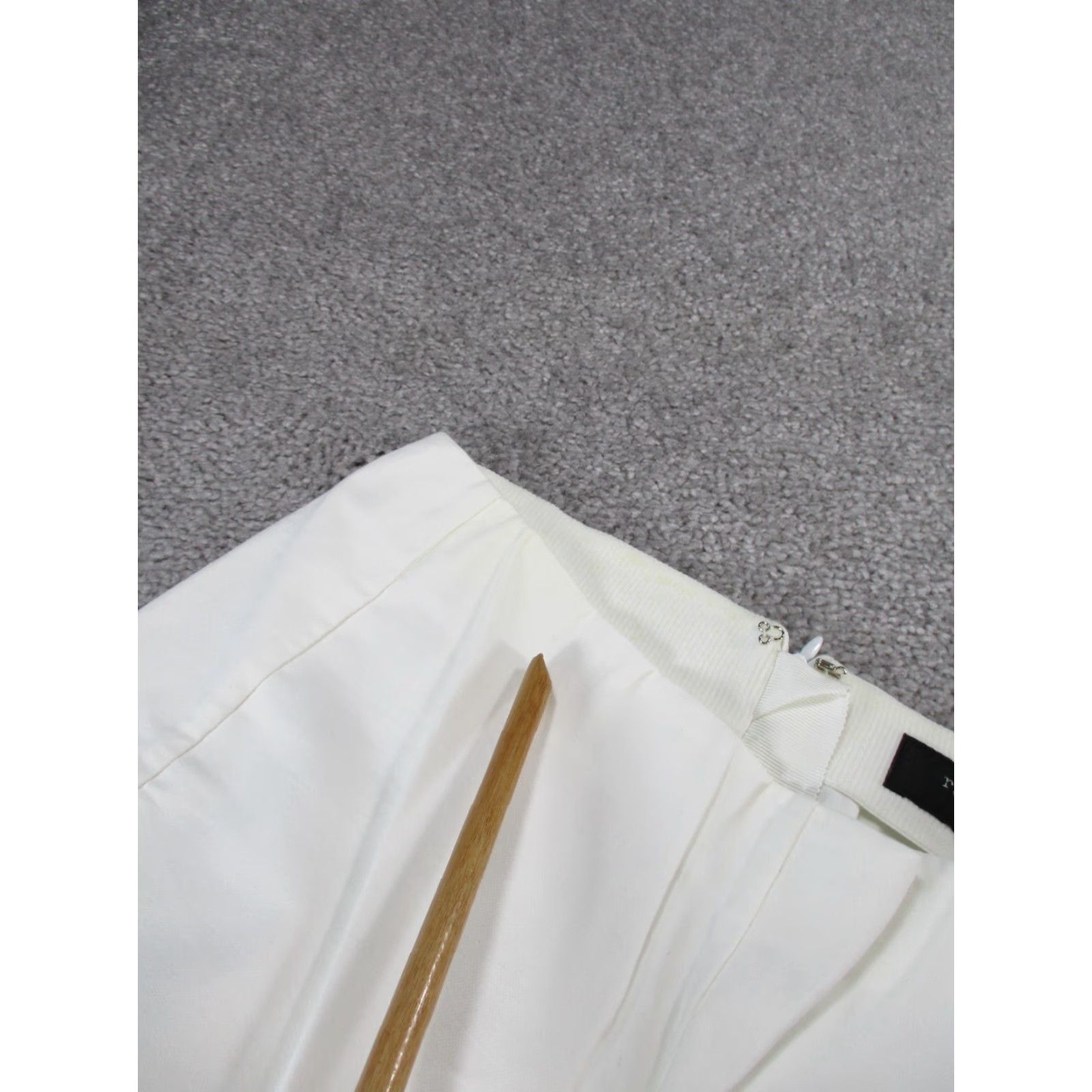 Rag & Bone VINTAGE Rag & Bone Dress Pants Womens 0 Skinny Regular White Cotton Spandex Flat Front 90s Womens Size 25" / US 0 / IT 36 - 2 Thumbnail