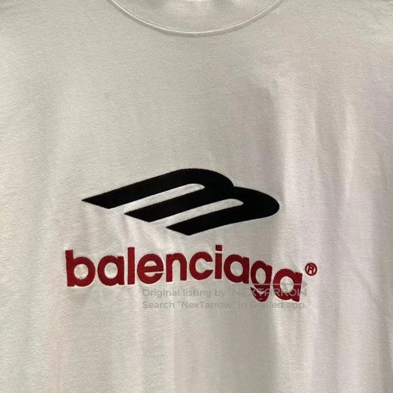 Balenciaga Balenciaga 3B Logo White Short Sleeve Tee. Size US S / EU 44-46 / 1 - 3 Thumbnail