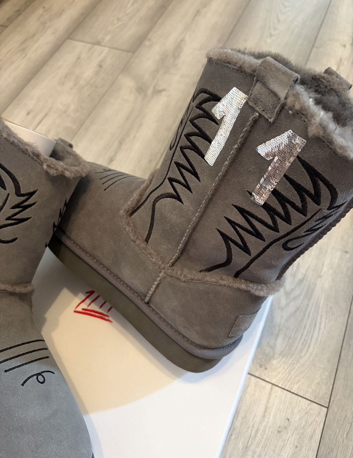 Other Bazo 1199 Cowboy Uggs v2 Grey - Size 42 EU Size US 9 / EU 42 - 3 Thumbnail