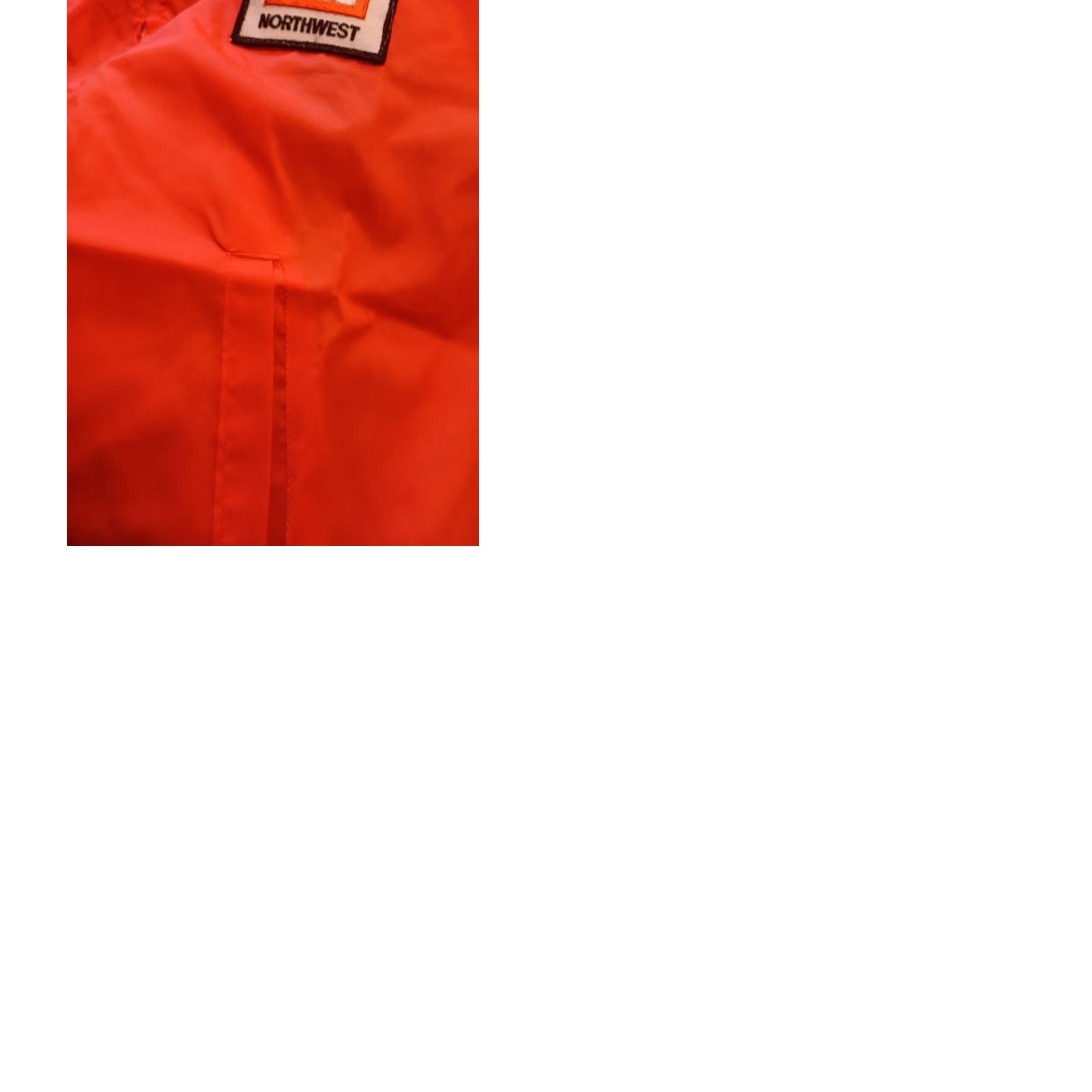 Logo 7 VINTAGE Louisville Sportswear Jacket Men L Northwest Logo Patch Nylon Orange Safety Windbreaker Casual Size US L / EU 52-54 / 3 - 10 Thumbnail