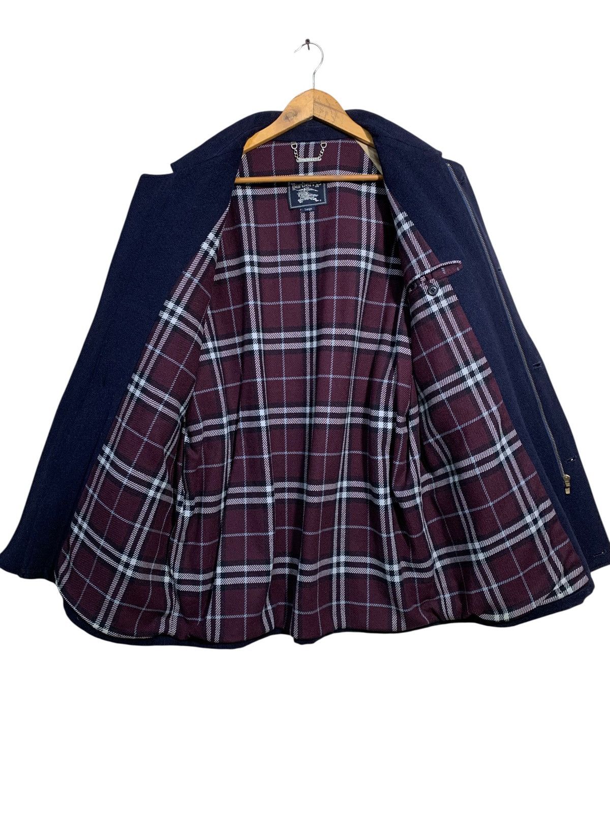 Burberry 🔥VTG BURBERRYS NOVACHECK WOOL COATS Size US L / EU 52-54 / 3 - 2 Thumbnail