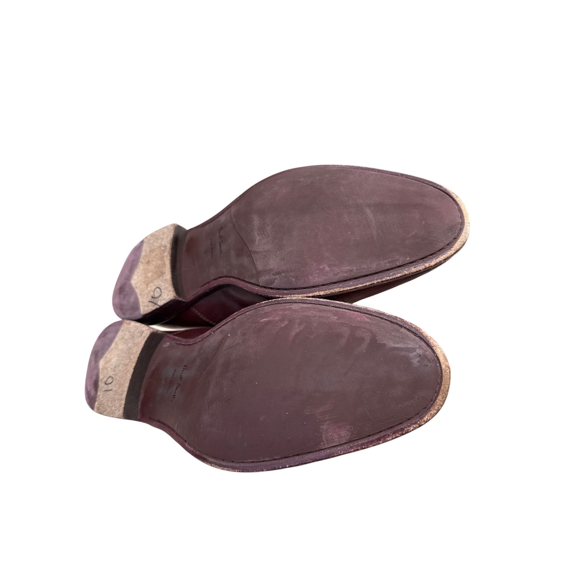 Paul Smith Paul Smith Mens Brown Leather Oxford Shoes Size 9 SKU 7039 Size US 9 / EU 42 - 8 Thumbnail