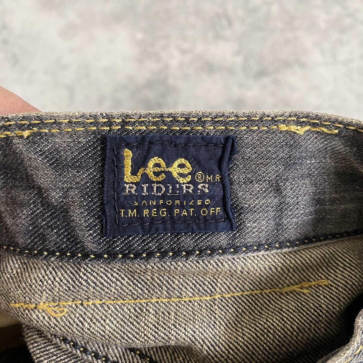 Vintage Vintage Lee Mud Washed Bootcut Flared Denim Jeans Size US 27 - 20 Thumbnail