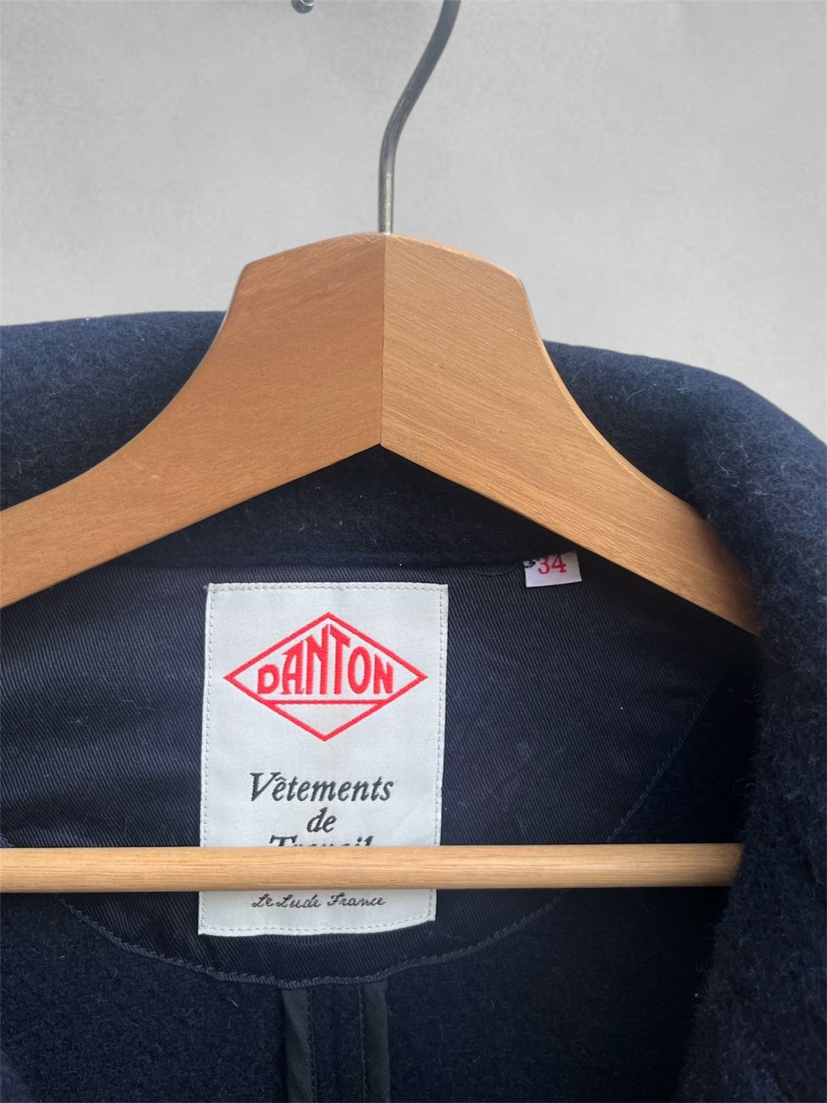 Danton × Le Laboureur Vintage Danton French Workwear Wool Mossa Jacket Size XS / US 0-2 / IT 36-38 - 9 Thumbnail