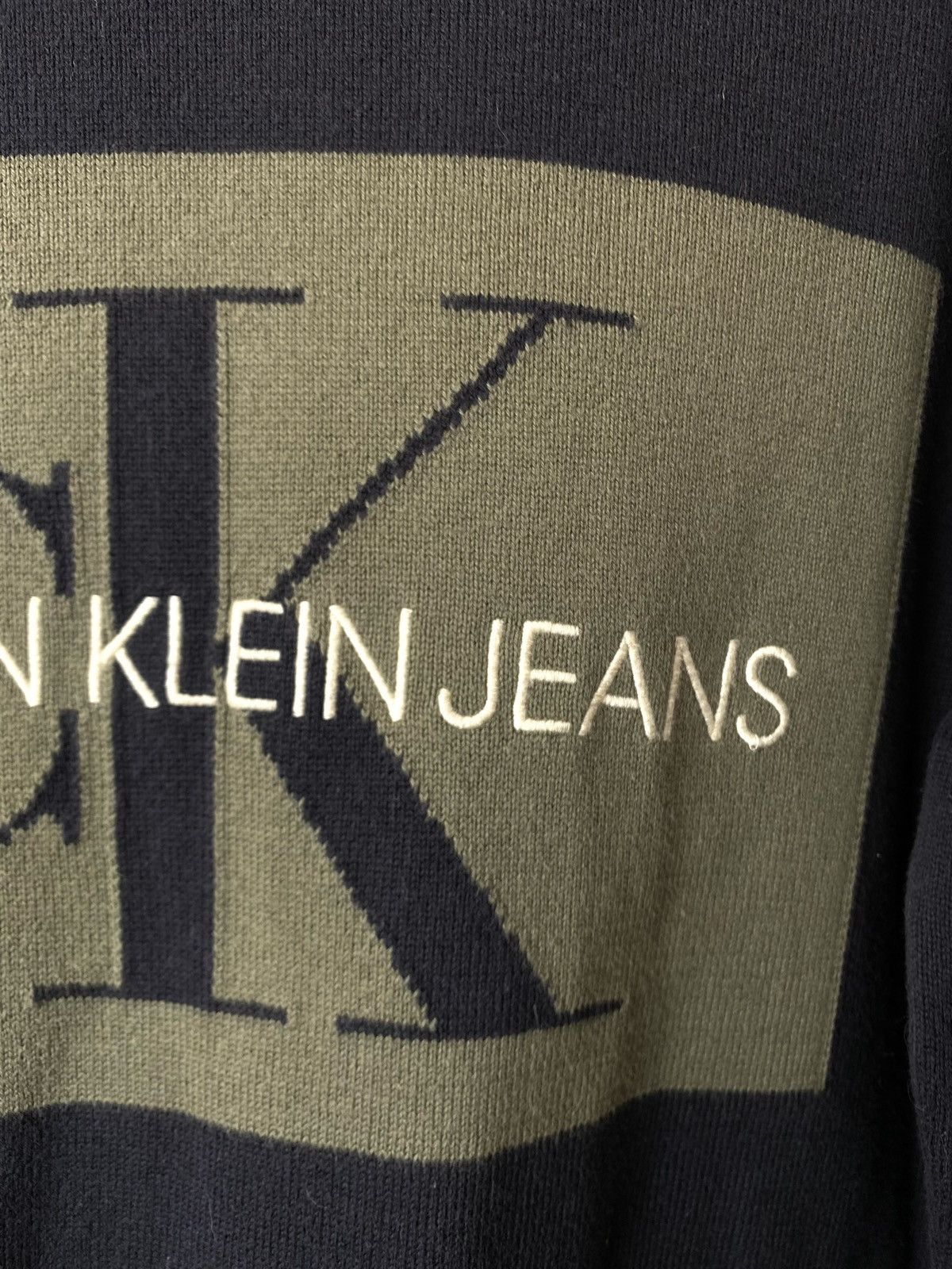 Calvin Klein Archive Calvin Klein Knit Sweater Sweatshirt Size US L / EU 52-54 / 3 - 4 Thumbnail