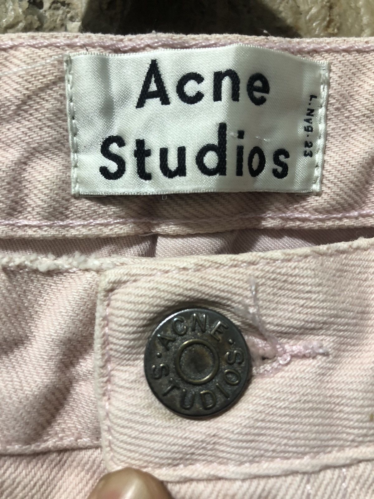 Acne Studios Pop Pink Trash Jeans Size 25" / US 0 / IT 36 - 3 Thumbnail