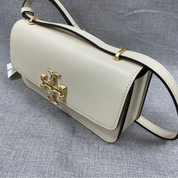 Tory Burch TORY BURCH Eleanor New Cream Small Convertible Shoulder Bag Size ONE SIZE - 3 Thumbnail