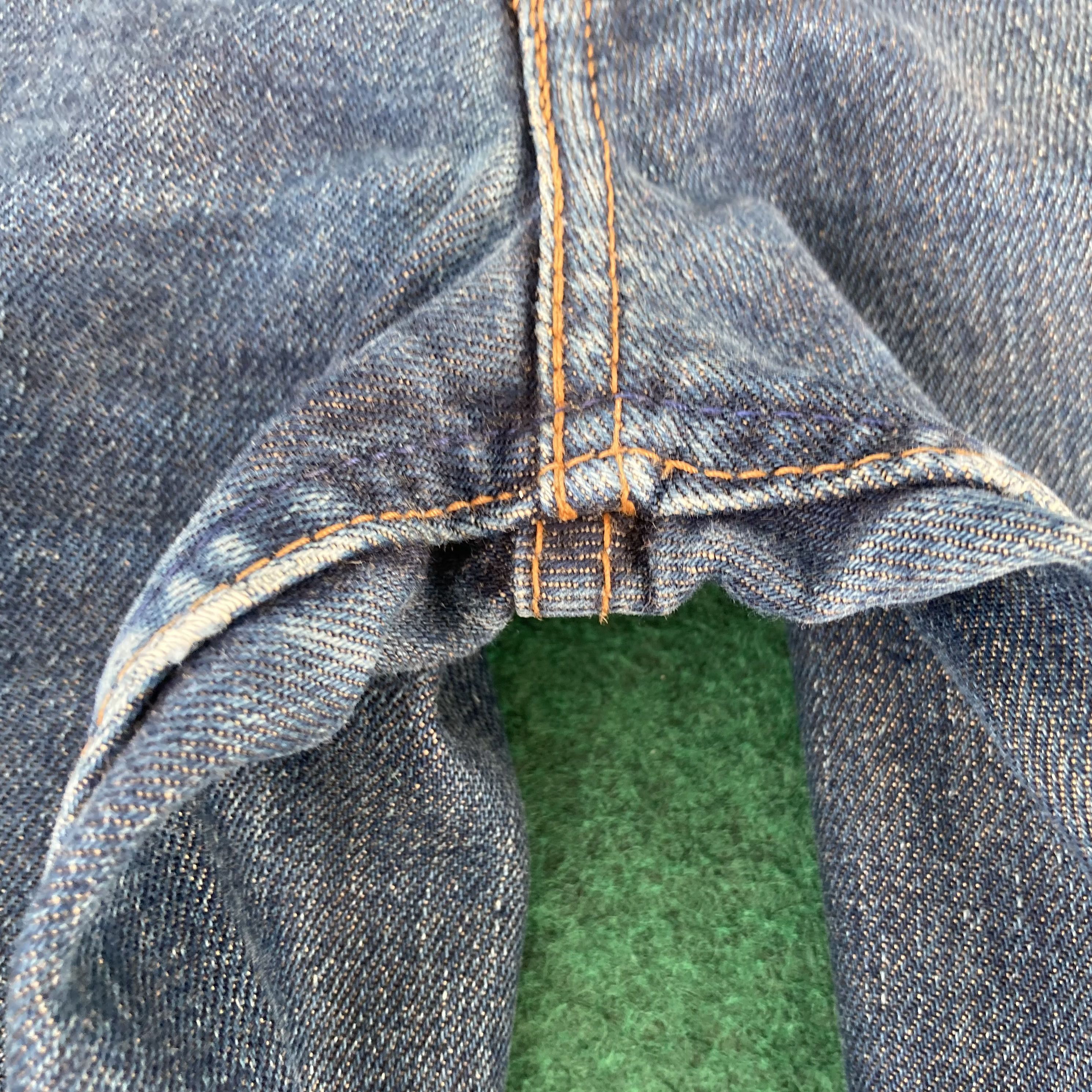 Levi's × Vintage Vtg Levis 857 Orange Tab Flared Denim Bootcut Jeans Size US 26 / EU 42 - 7 Thumbnail