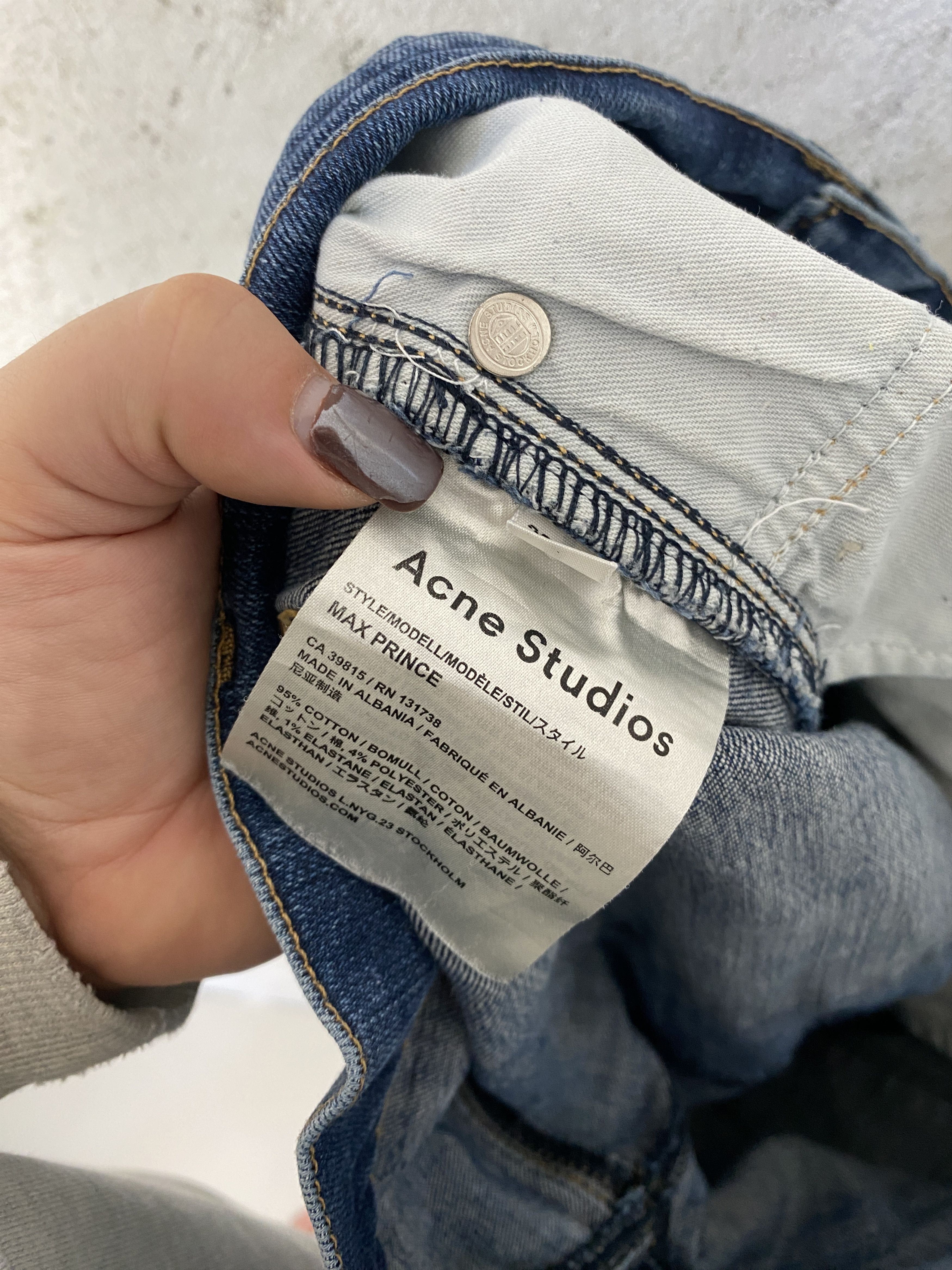Acne Studios Acne Studios Max Prince denim jeans pants Size US 30 / EU 46 - 6 Thumbnail