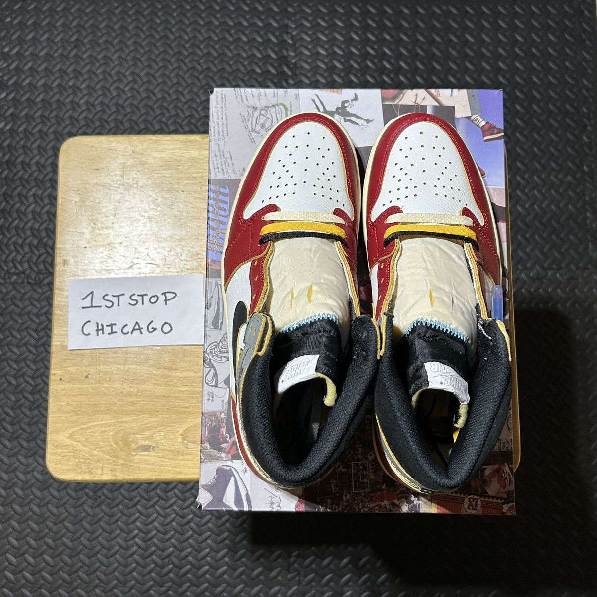 Jordan Brand × Nike × Union LA Union LA Air Jordan 1 Retro OG SP High Chicago Size 11 NEW Size US 11 / EU 44 - 4 Thumbnail