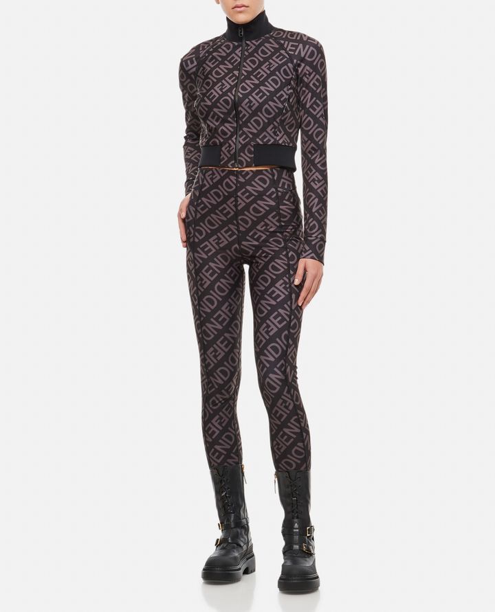 Fendi o1w1db10325 FAF086 Ski Sweater in Black & Grey Size XL / US 12-14 / IT 48-50 - 3 Thumbnail