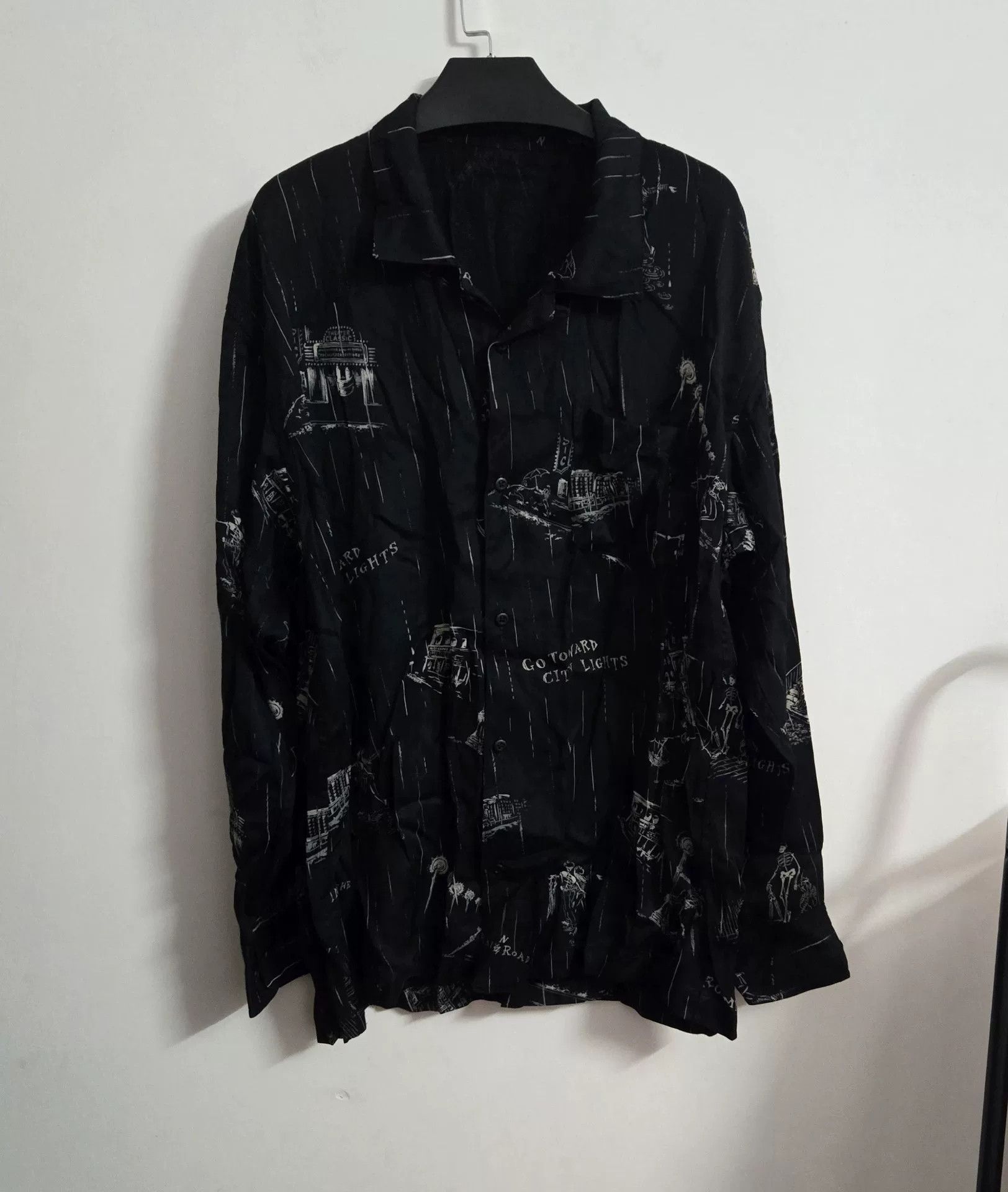 Porter Classic Porter Classic Skull Rainy Night Shirt 23AW Size US L / EU 52-54 / 3 - 1 Thumbnail