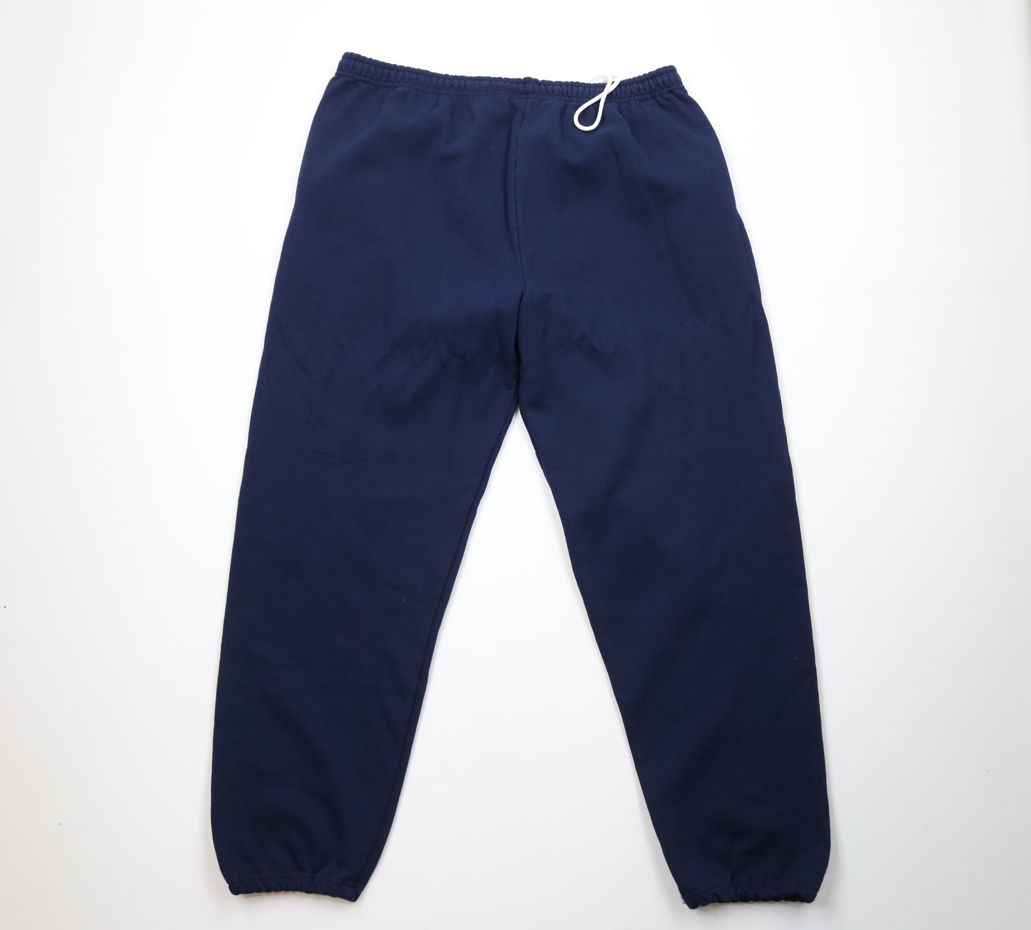 Vintage Vintage 90s Streetwear Heavyweight Sweatpants Joggers Blue Size US 40 / EU 56 - 8 Thumbnail