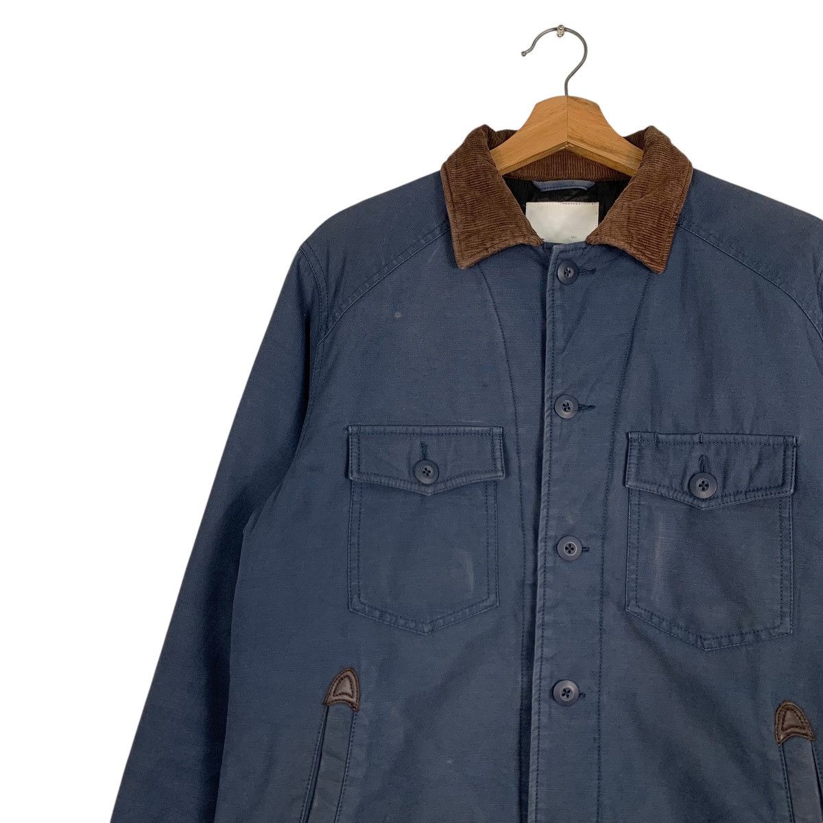 Japanese Brand Vintage Worker Jacket Four Pocket Chore Jacket #1215-C55 Size US M / EU 48-50 / 2 - 6 Thumbnail