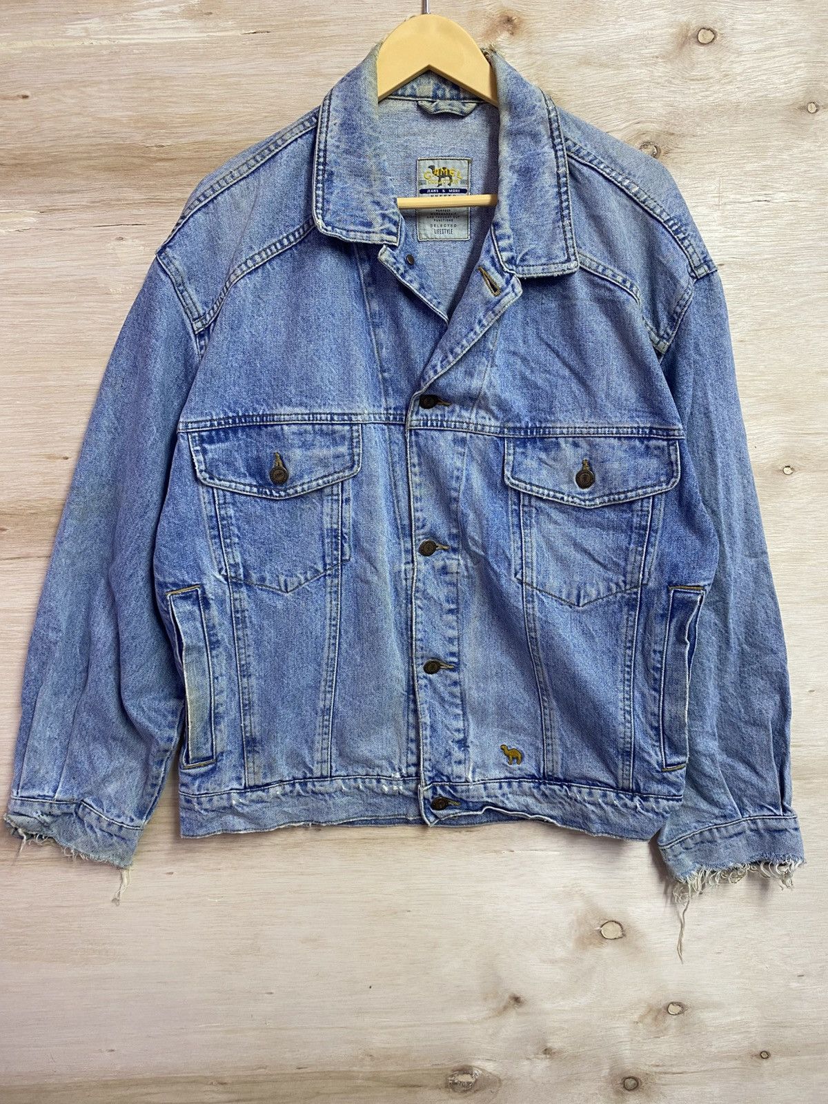 Camel Vintage camel demin jwcket Size US XL / EU 56 / 4 - 1 Thumbnail
