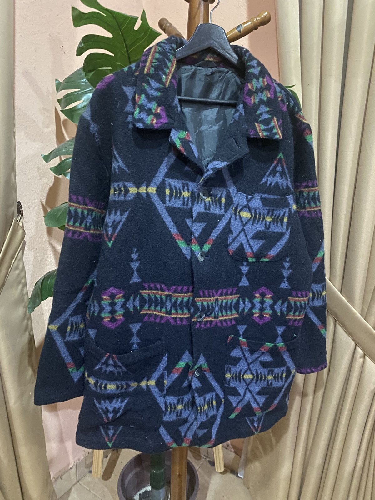 Vintage Vintage Southwestern Navajo-Inspired Pattern Tribal Jacket Size US M / EU 48-50 / 2 - 5 Thumbnail