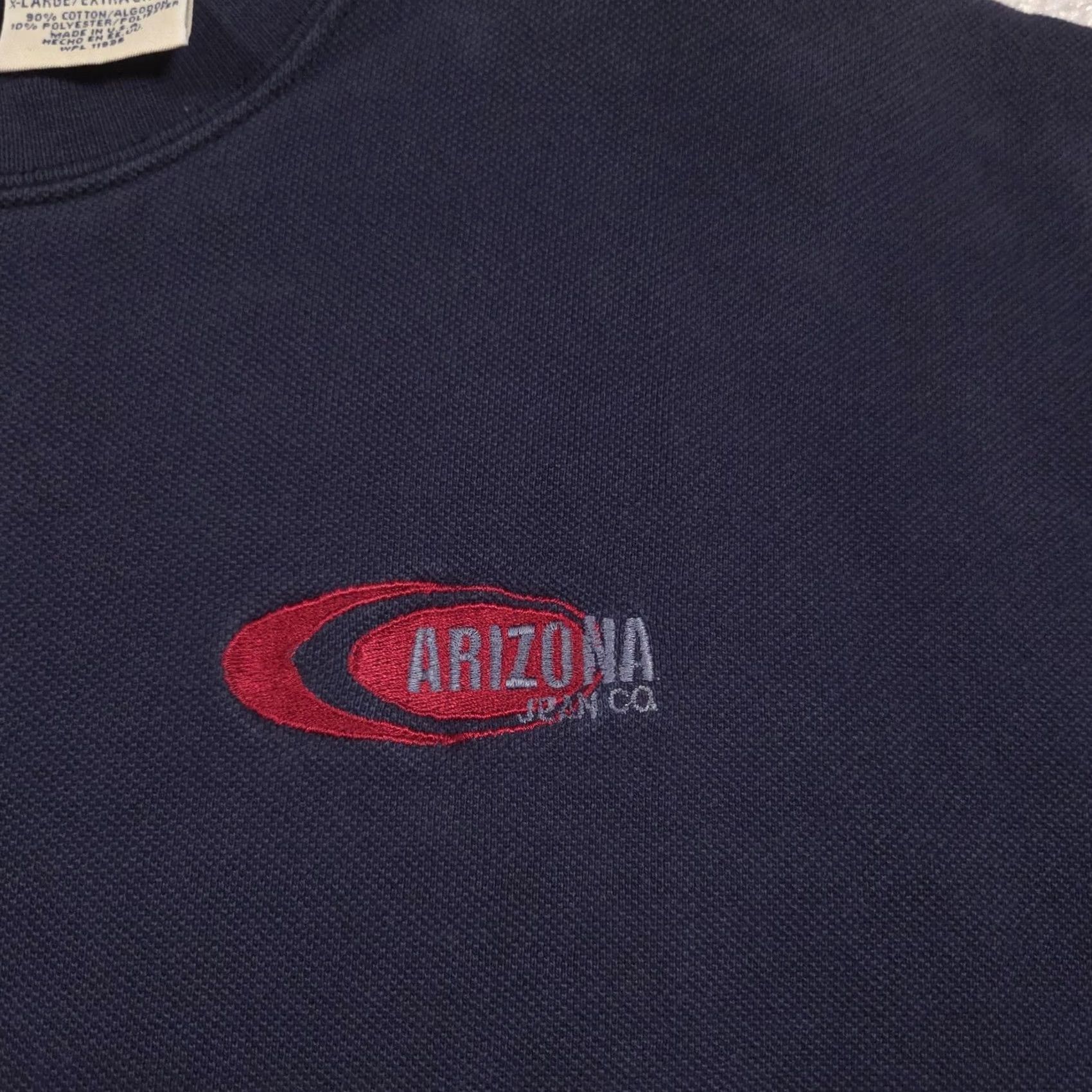 Vintage VINTAGE Arizona Jean Company Sweatshirt Mens XL Navy Crewneck Made USA 90s Size US XL / EU 56 / 4 - 4 Thumbnail