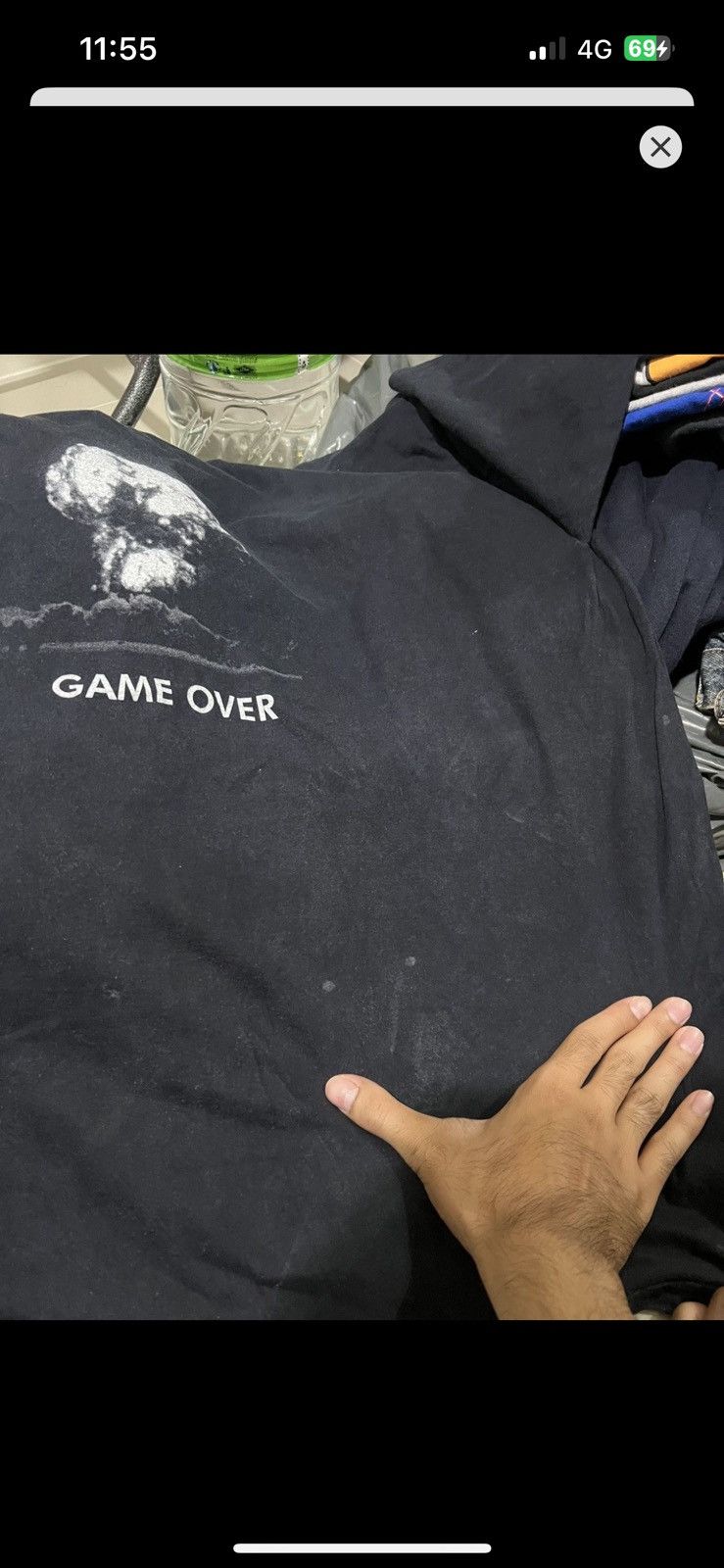 Vintage Faded Vintage Game Over Bomb T-Shirt Size US L / EU 52-54 / 3 - 5 Thumbnail