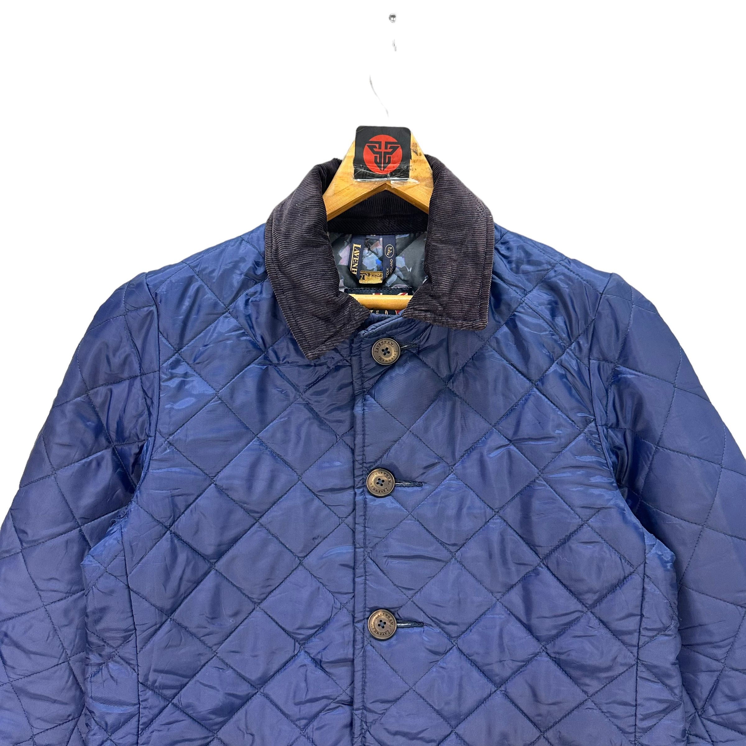 LAVENHAM X PAUL SMITH BLUE QUILTED JACKET #7647-160
