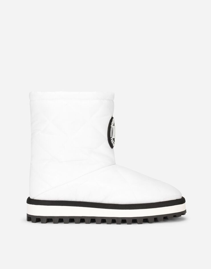 Dolce & Gabbana o1y0825 Padded Ankle Boots in White Size US 5.5 / IT 35.5 - 1 Thumbnail