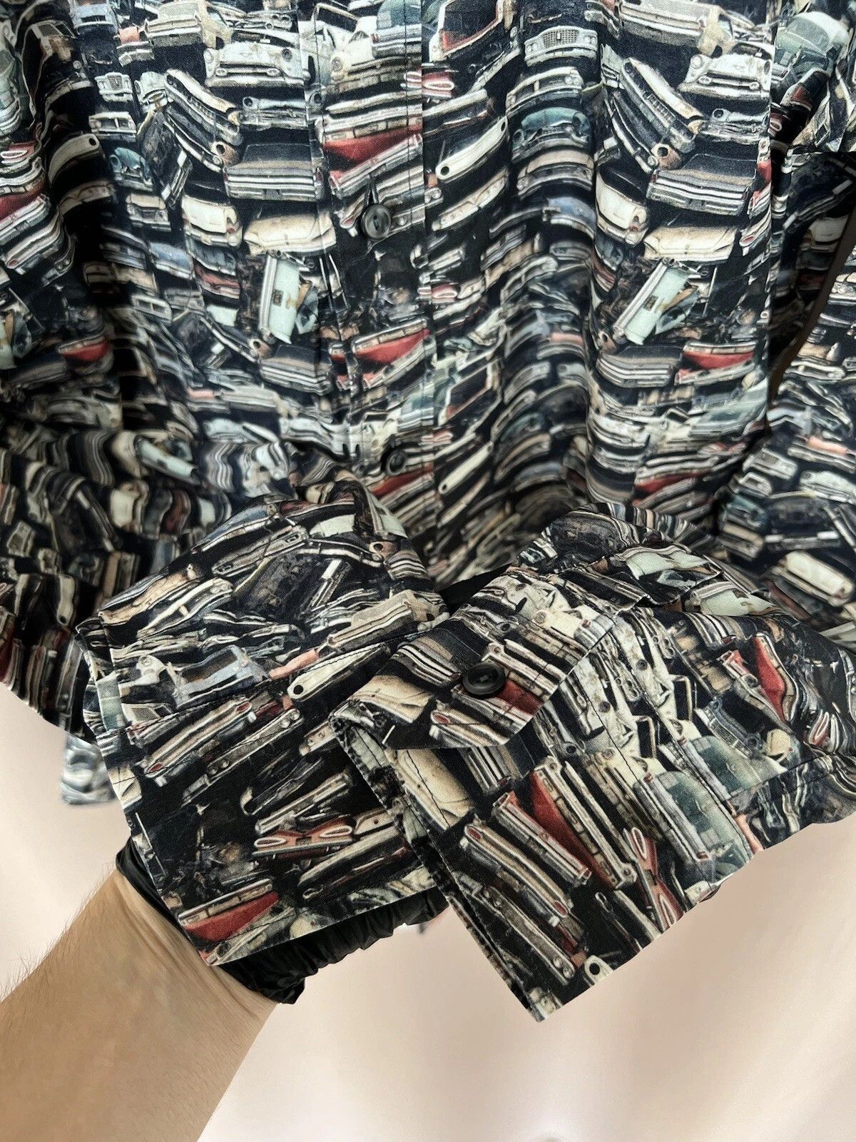 Eton Eton Button Down Shirt Monogram Car Print Mens Size M Size US M / EU 48-50 / 2 - 9 Thumbnail
