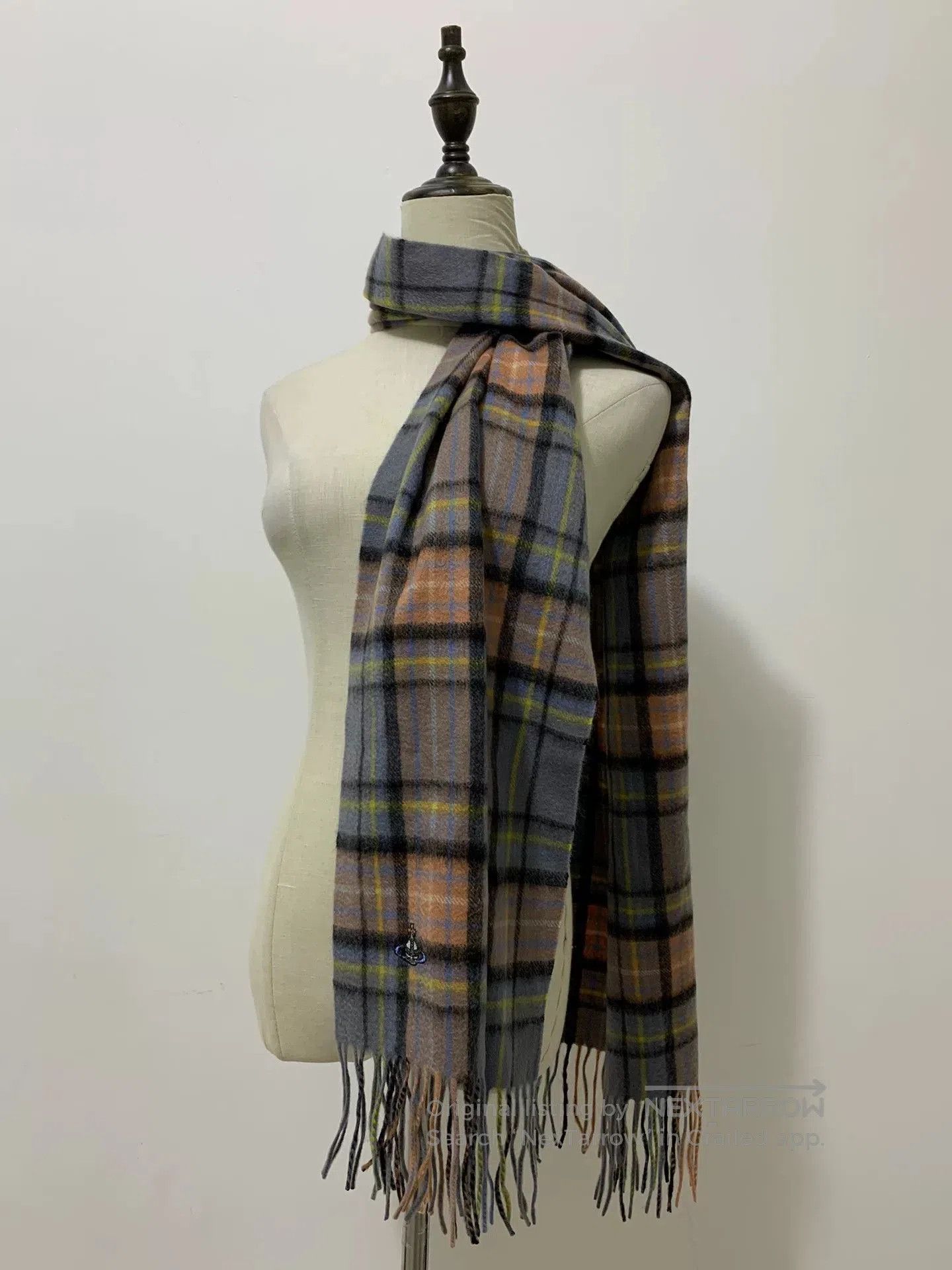 Vivienne Westwood Vivienne Westwood Wool Check Scarf. Size ONE SIZE - 2 Thumbnail