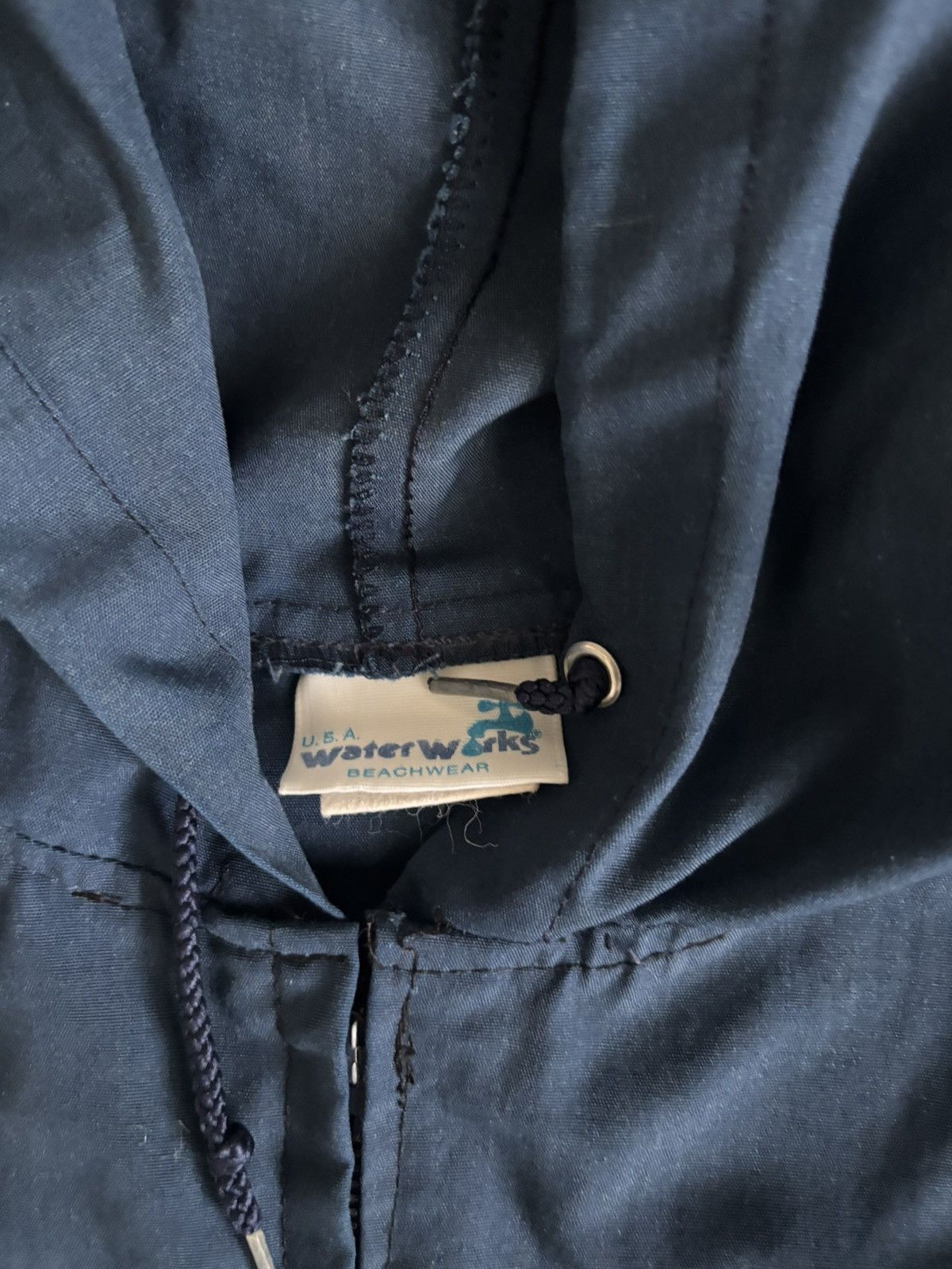 Vintage Blue Large Water Works Wind Breaker Size US L / EU 52-54 / 3 - 4 Thumbnail