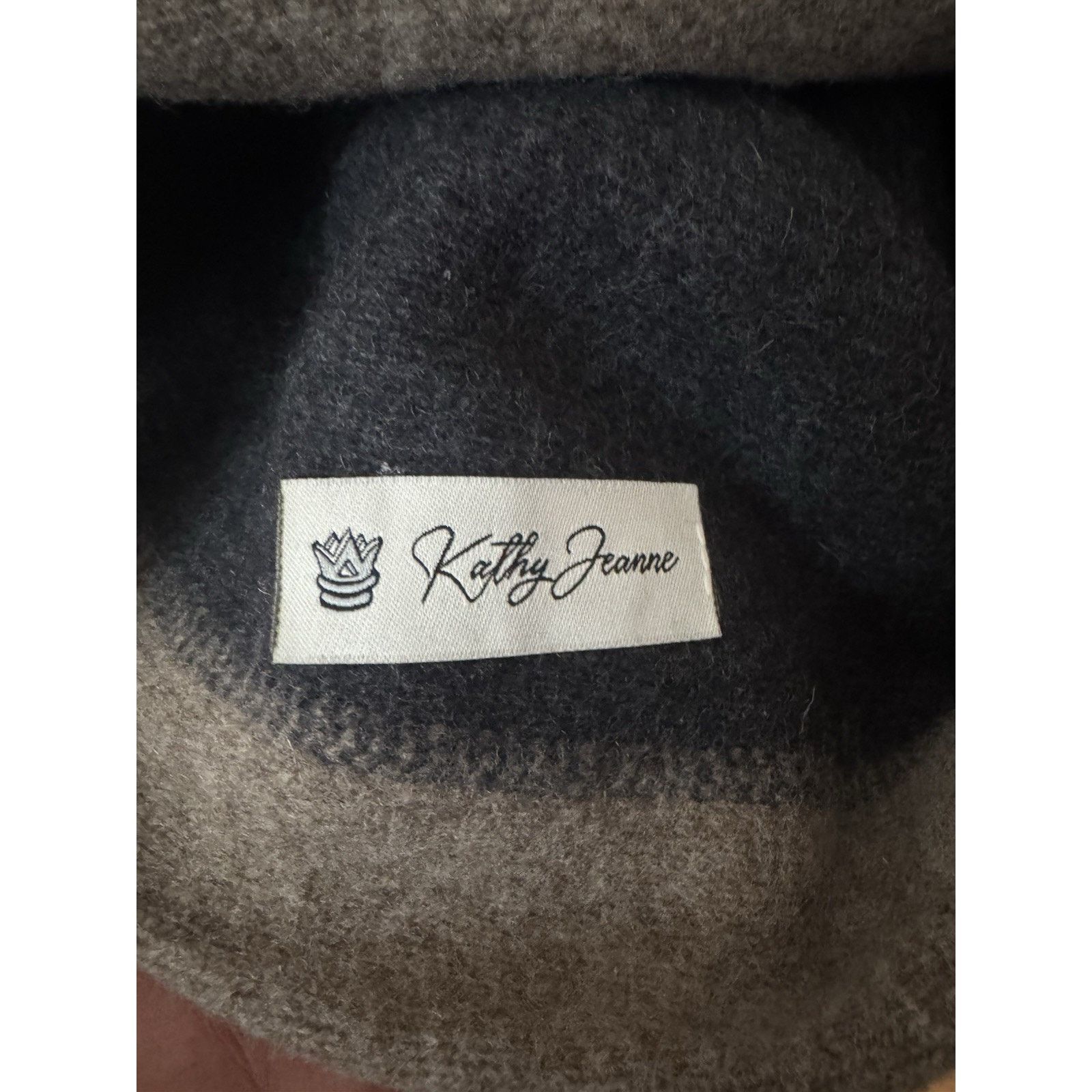 Other Kathy Jeanne Millinery Wool Beret Hat Gray Taupe Double Pom Size ONE SIZE - 5 Thumbnail