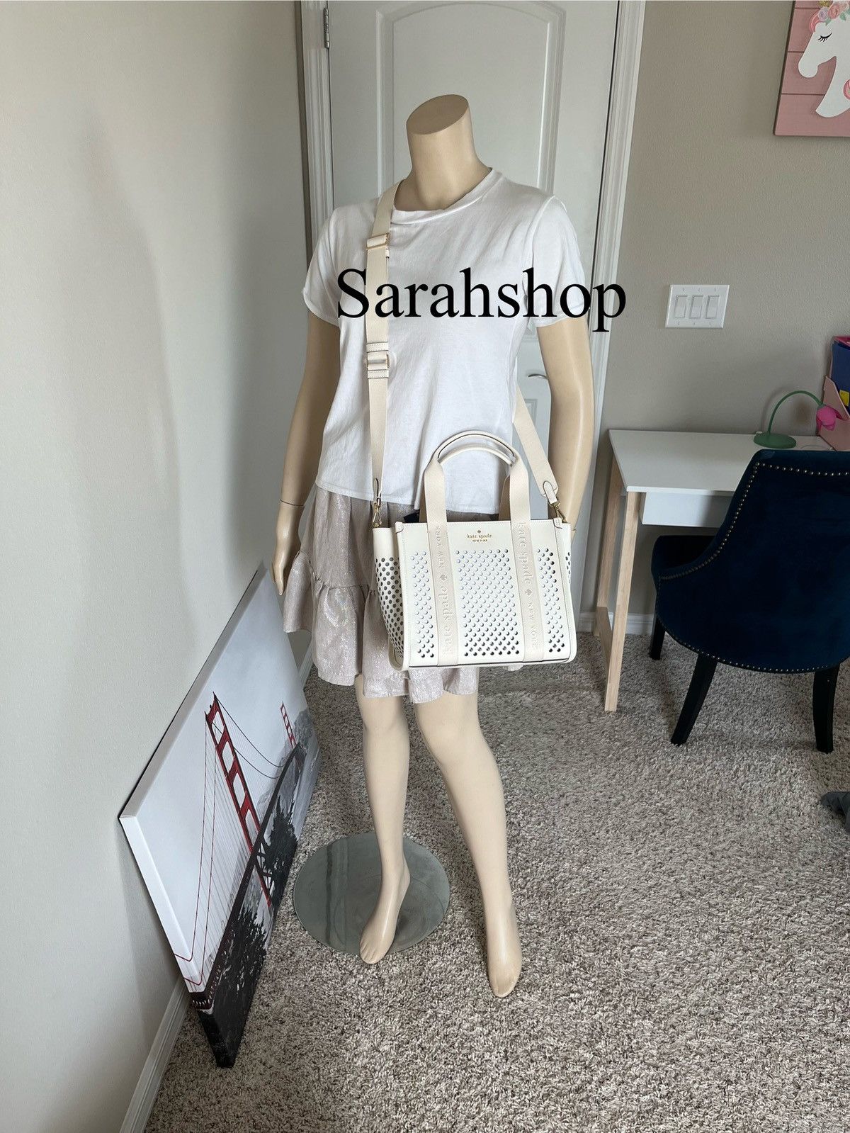 Kate Spade Kate spade Kip Perforated Leather Small Tote Size ONE SIZE - 9 Thumbnail