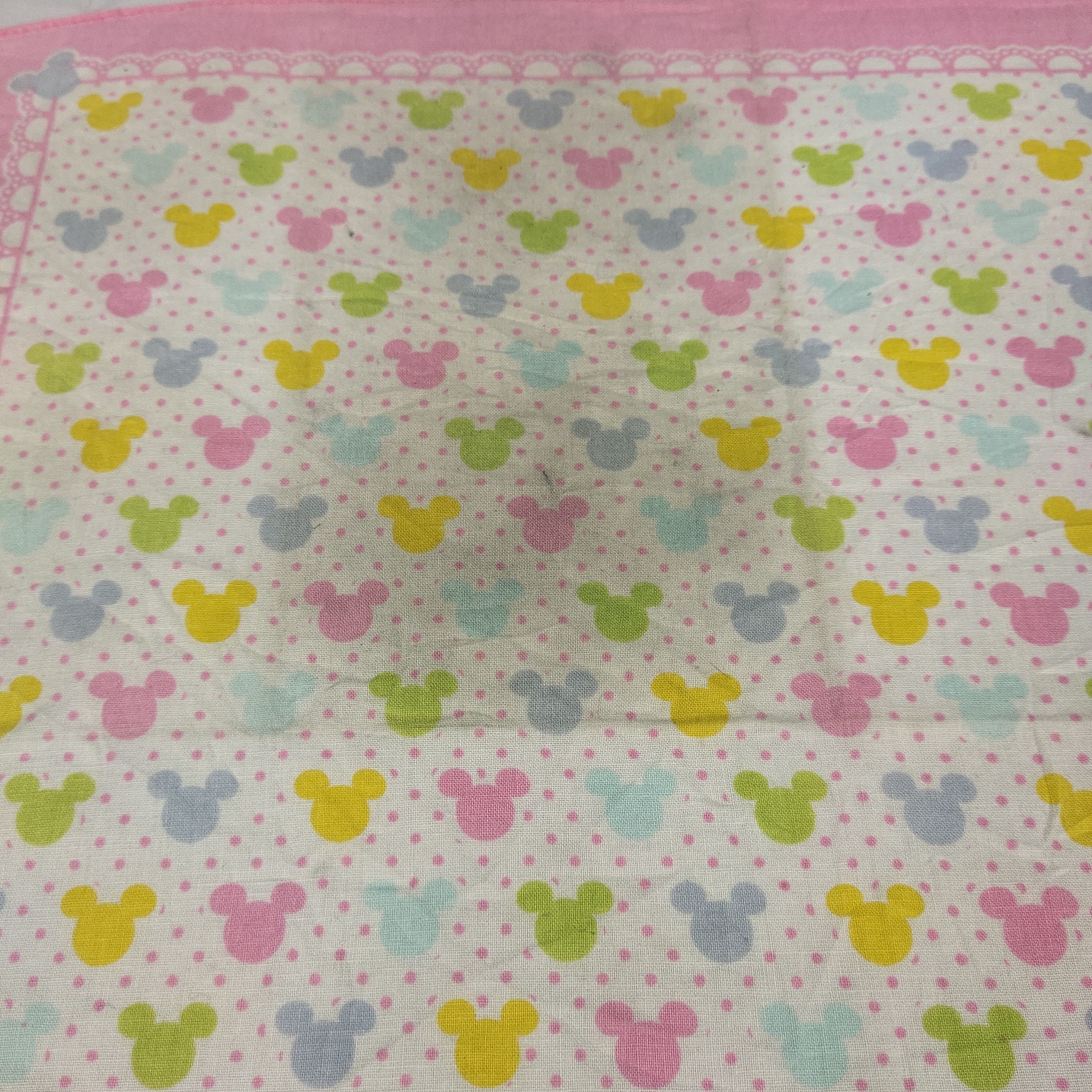 Disney × Mickey Mouse × Vintage Mickey Mouse Handkerchief / Neckerchief / Bandana FZ552 Size ONE SIZE - 7 Thumbnail