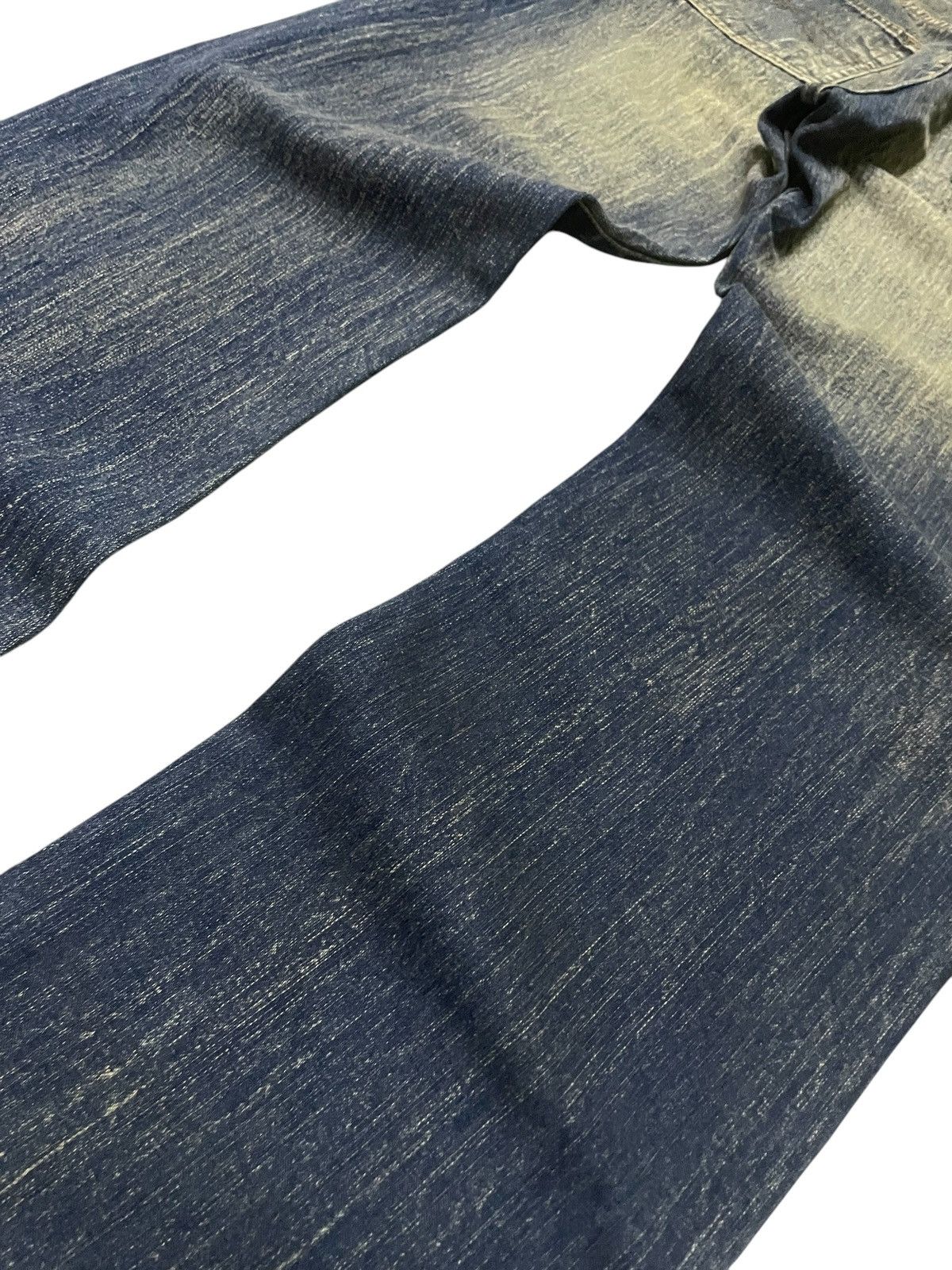Designer × Japanese Brand Amore Puro Japan Stone Mud Wash Studded Loose Jeans Size US 30 / EU 46 - 19 Thumbnail