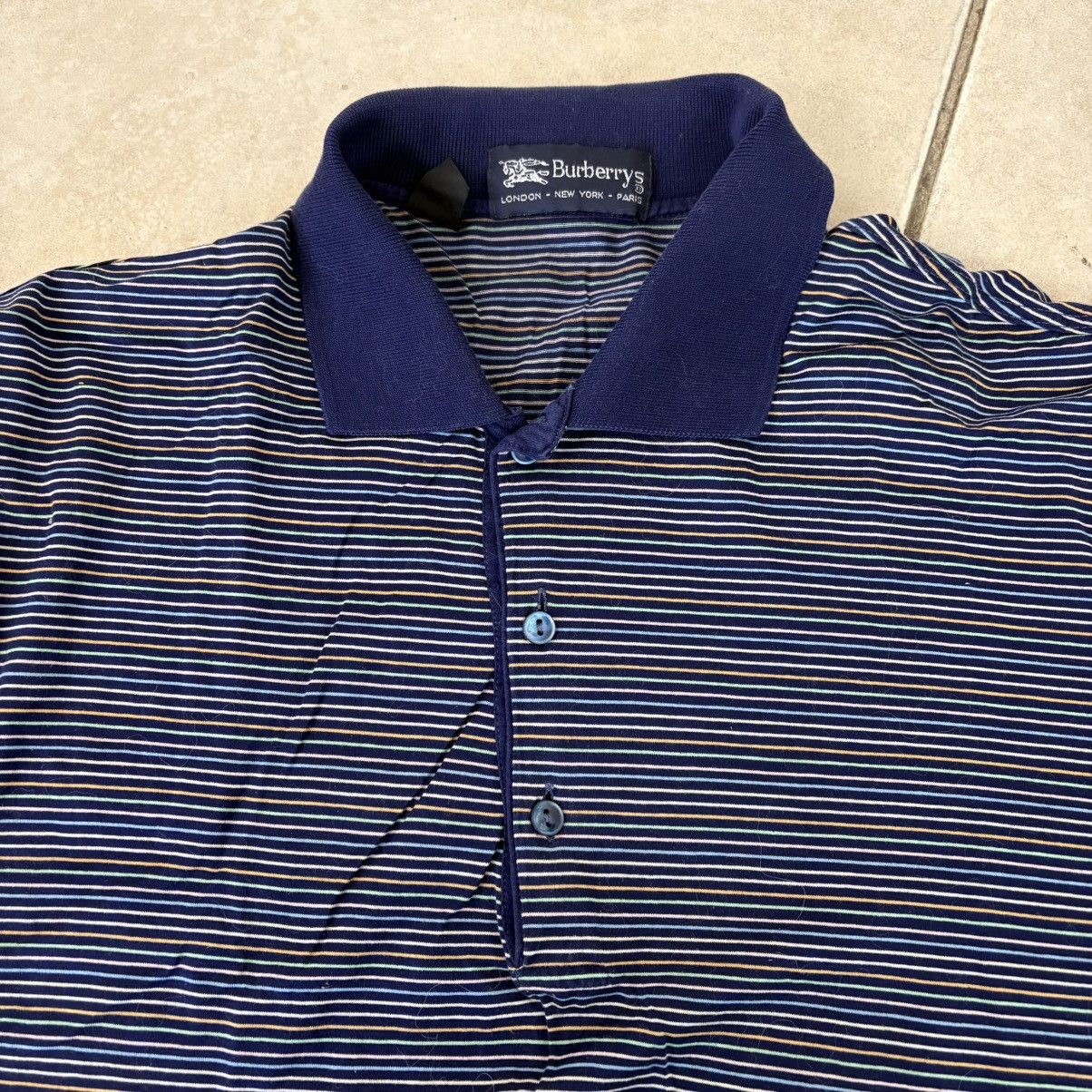 Burberry Burberry Vintage Strip Polo Size XL Size US XL / EU 56 / 4 - 2 Thumbnail