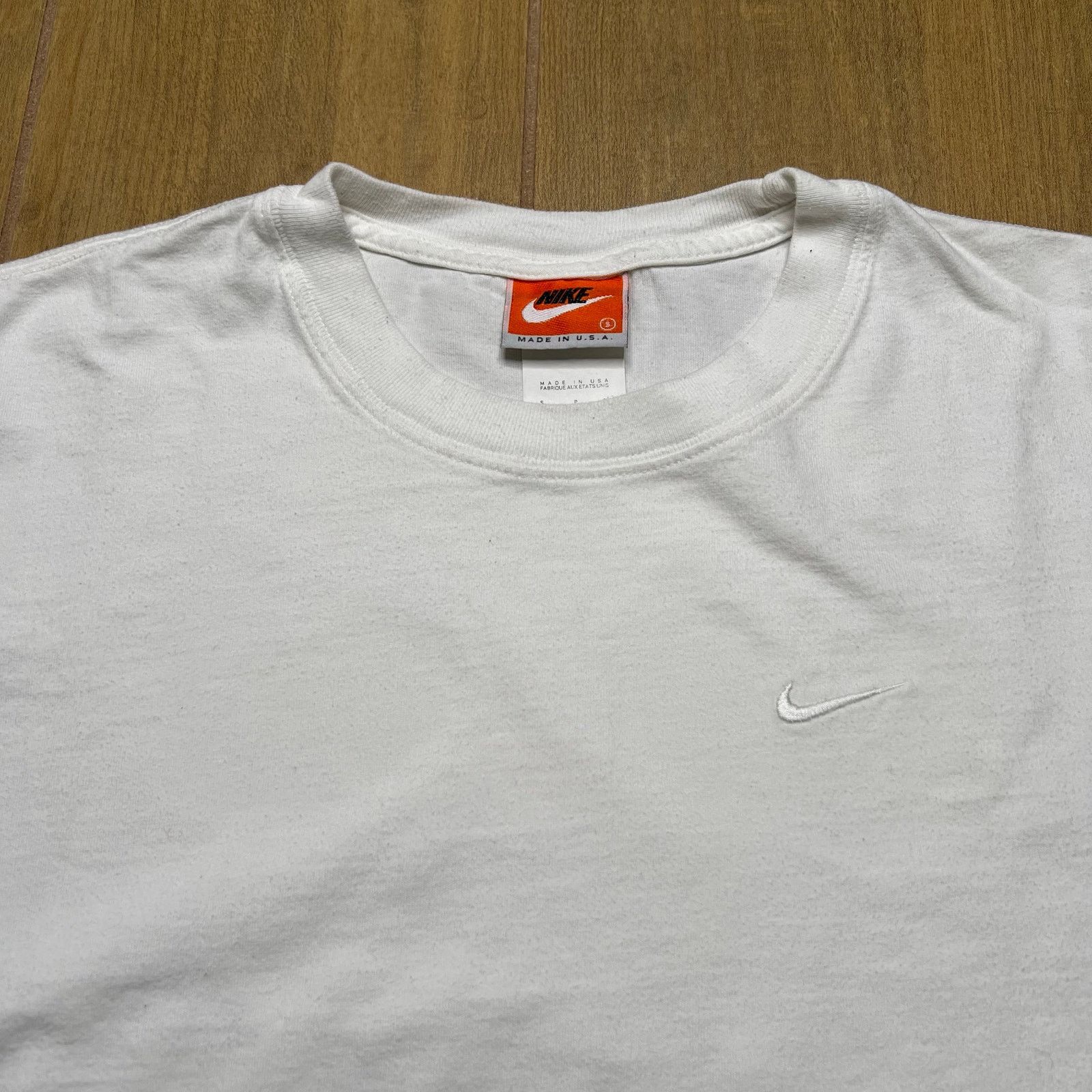 Nike Vintage 90s Nike t-shirt Single Swoosh Men Sz S Made in USA Size US S / EU 44-46 / 1 - 2 Thumbnail