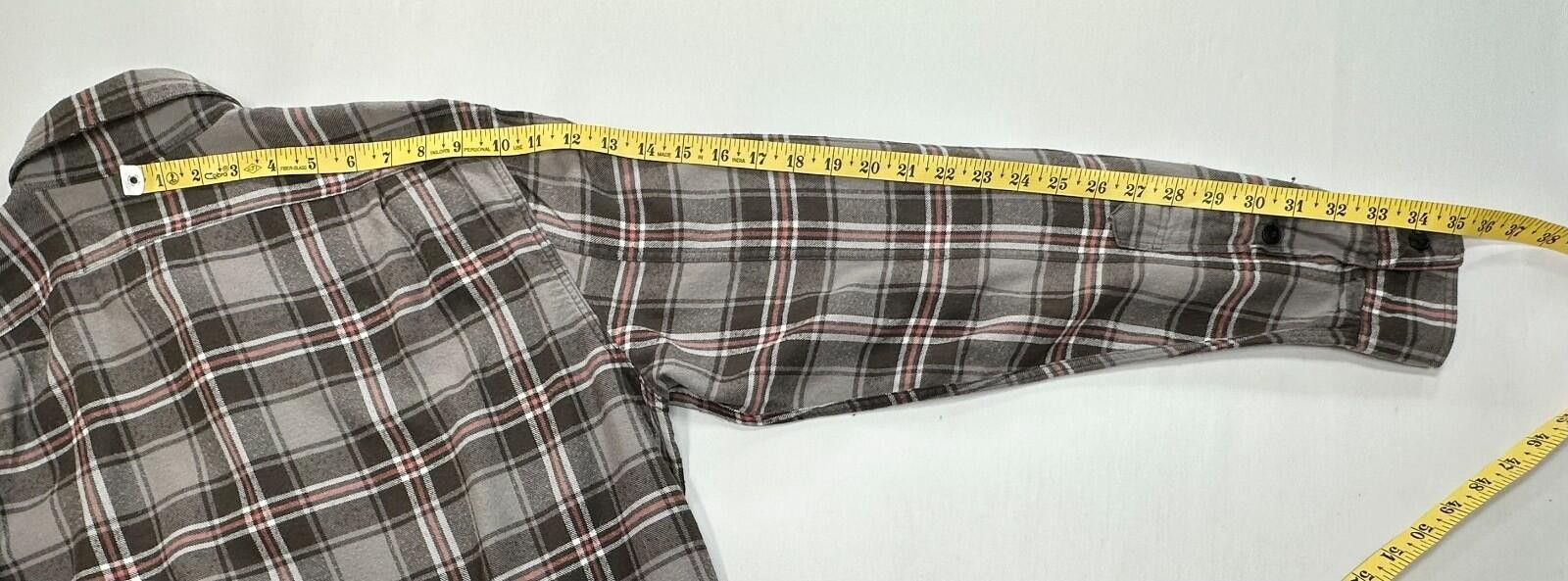 J.Crew J Crew Plaid Check Flannel 100% Cotton Button Up Men Brown M Size US M / EU 48-50 / 2 - 5 Thumbnail