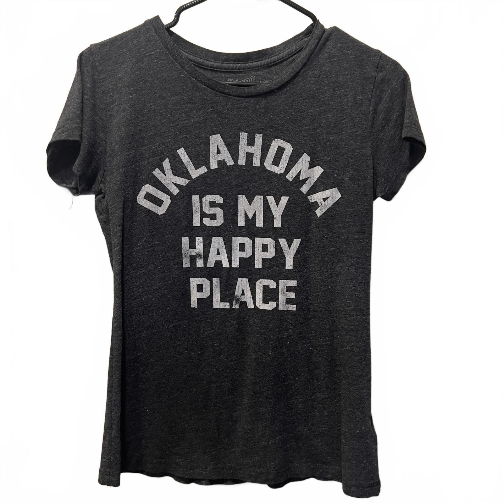 Other Retro Brand Women's Oklahoma Is My Happy Place T-Shirt, Size Size M / US 6-8 / IT 42-44 - 1 Thumbnail