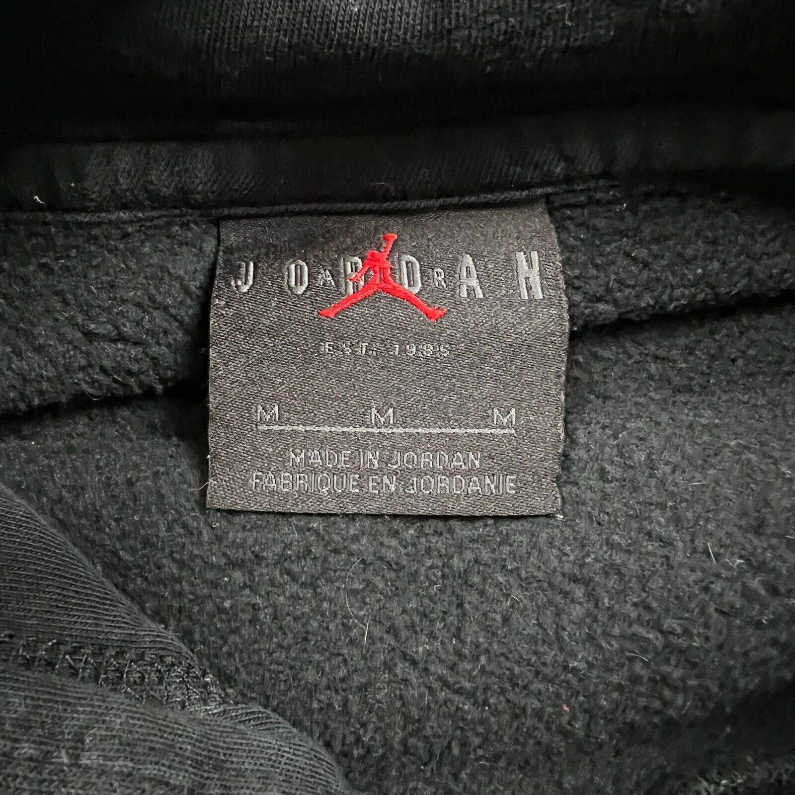 Jordan Brand Vintage Nike Air Jordan Medium Hoodie Hooded Sweatshirt Size US M / EU 48-50 / 2 - 5 Thumbnail