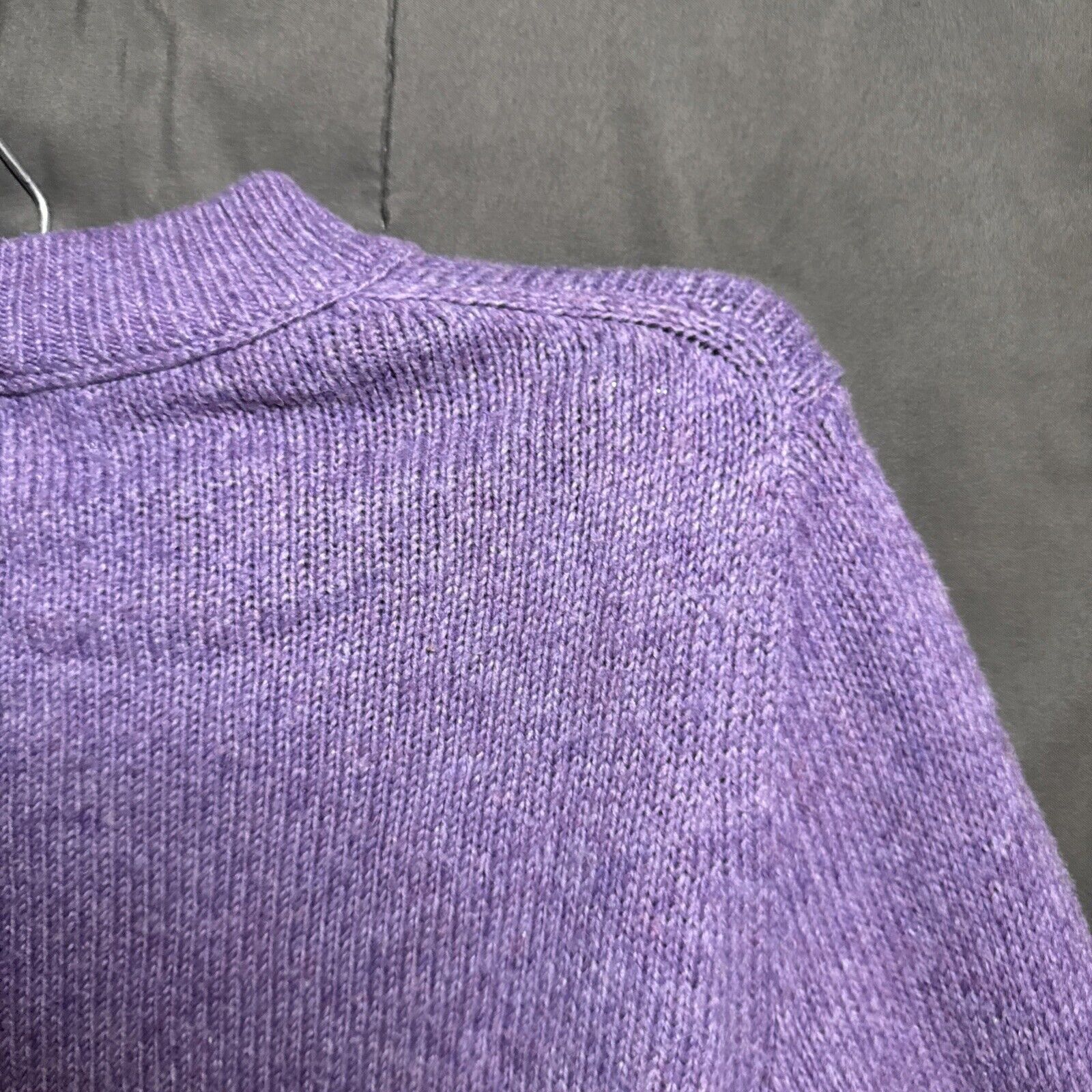 Banana Republic Banana Republic Sweater Womens S Purple SHRUNKEN Cotton Acry Size S / US 4 / IT 40 - 17 Thumbnail