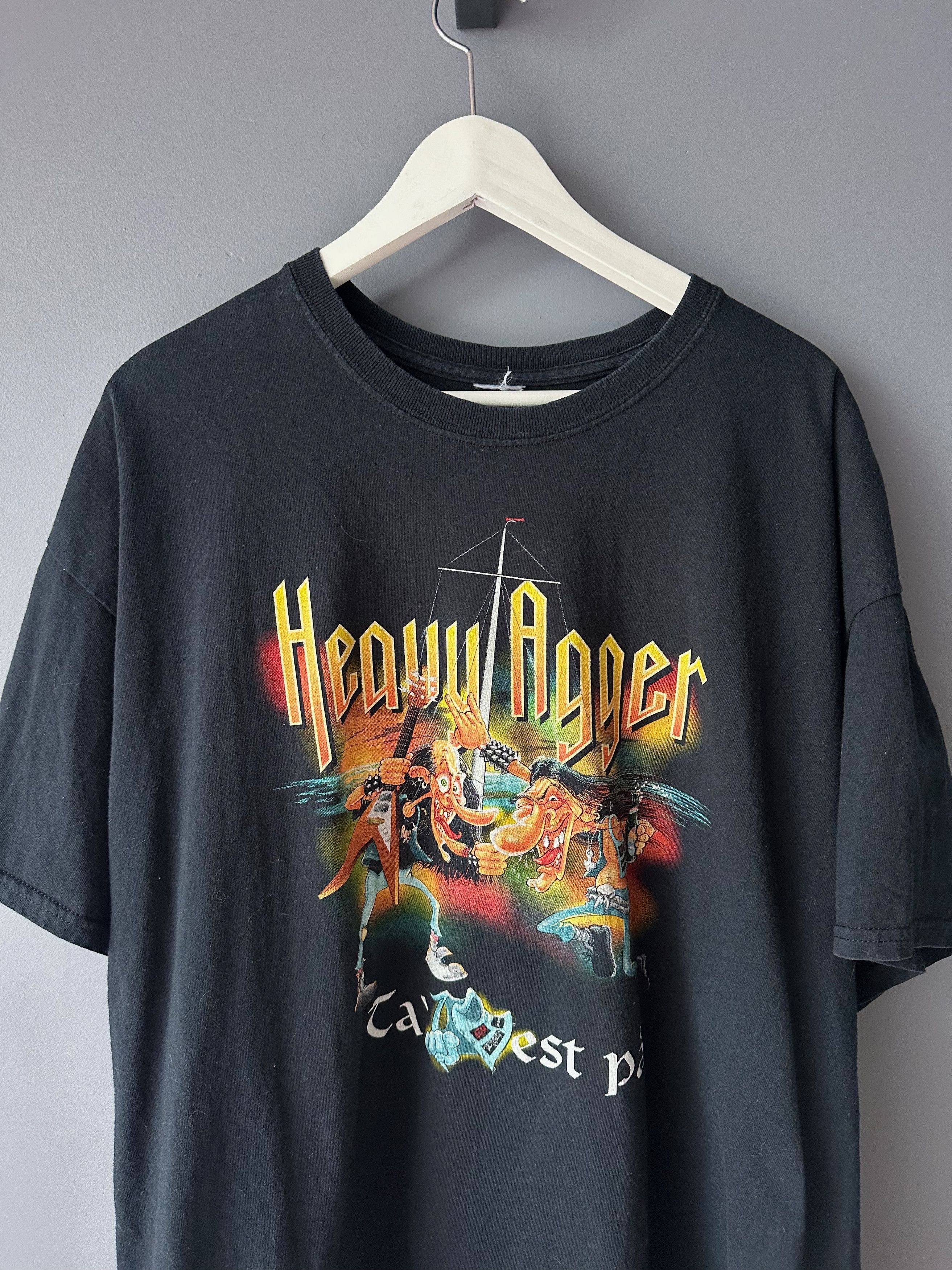 Vintage Vintage Heavy Agger Music Metal Festival t shirt Size US XL / EU 56 / 4 - 2 Thumbnail