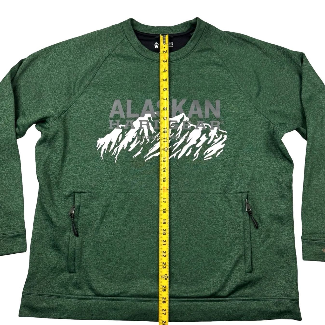 Vintage Duluth Men's Alaskan Hardgear Performance Pullover Sweatshirt Green XL Size US XL / EU 56 / 4 - 3 Thumbnail
