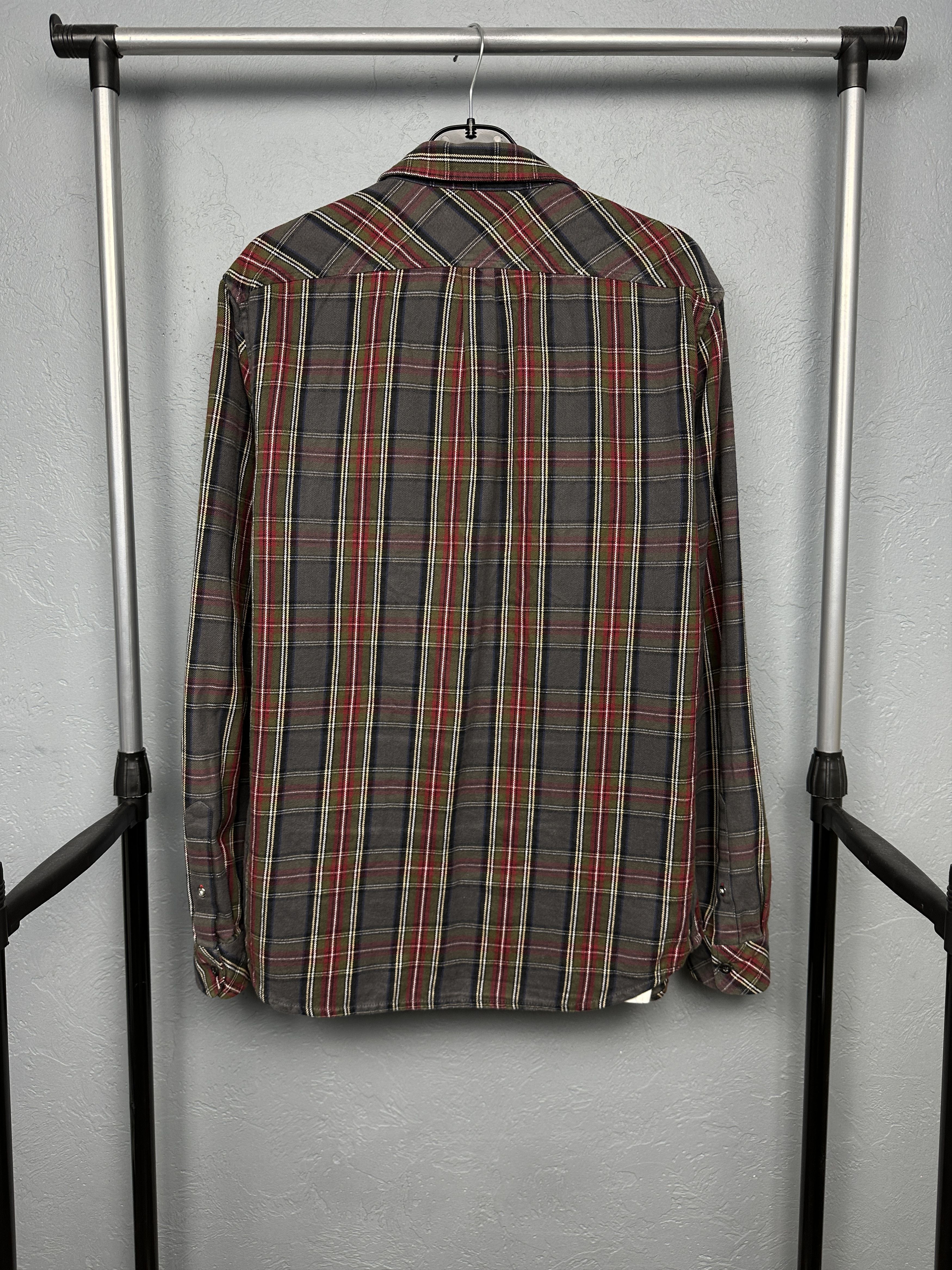 Diesel Diesel Vintage Mens Flannel Plaid Shirt Size US L / EU 52-54 / 3 - 5 Thumbnail