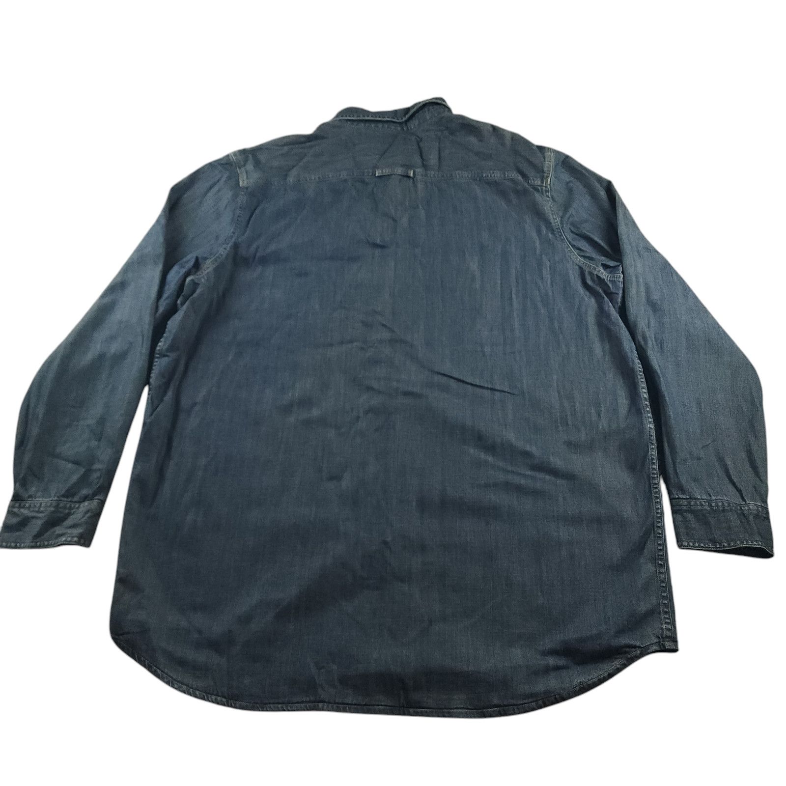 Flannel LL Bean Denim Flannel Lined Shirt Shacket XLT Size US XL / EU 56 / 4 - 4 Thumbnail