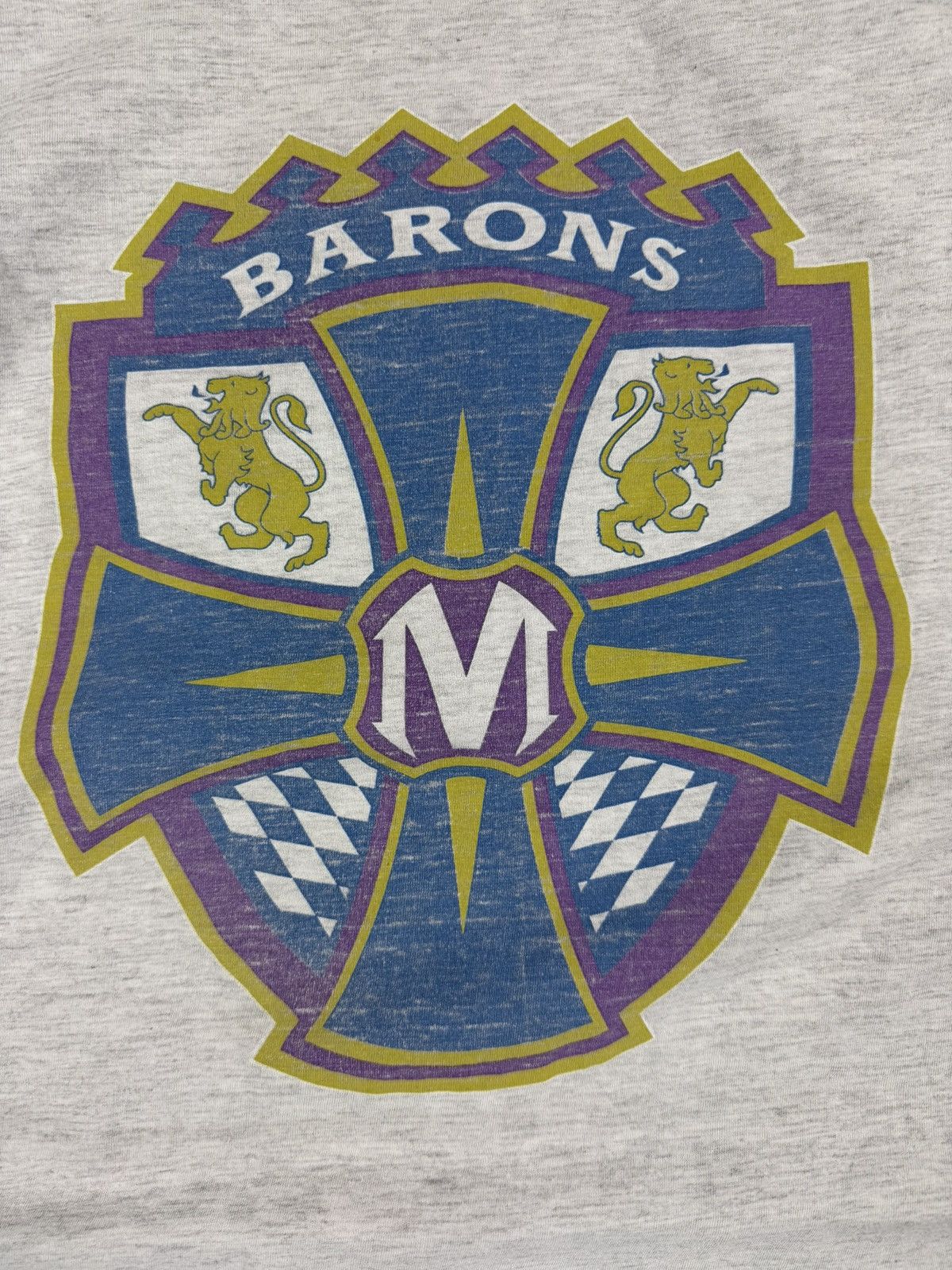 Other Vintage 90s Munchen Barons hockey Bundesliga graphic tee Size US XL / EU 56 / 4 - 7 Thumbnail